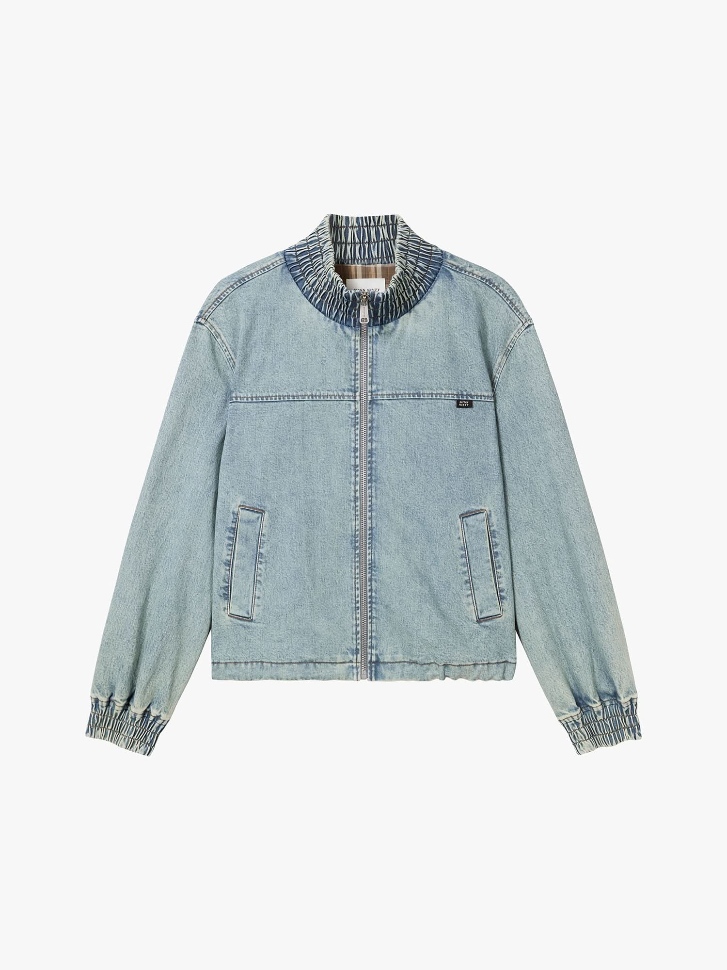 Rhinestone Denim Jacket - MISS SIXTY