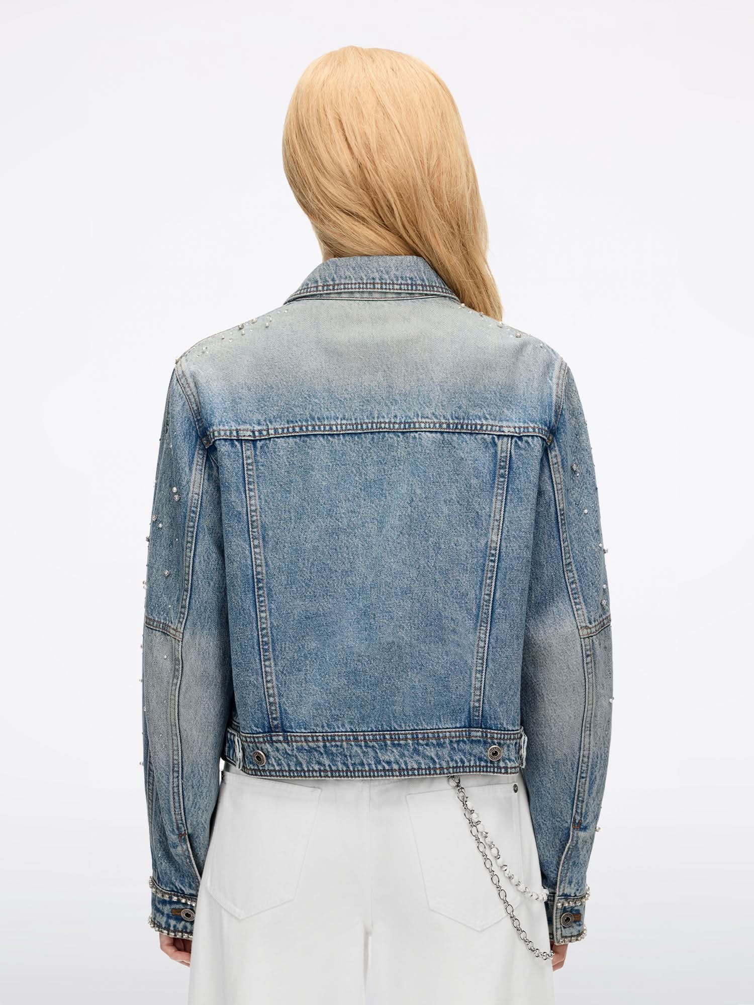Beaded Denim Jacket - MISS SIXTY