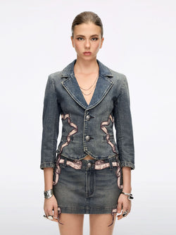 Embroidered Denim Jacket