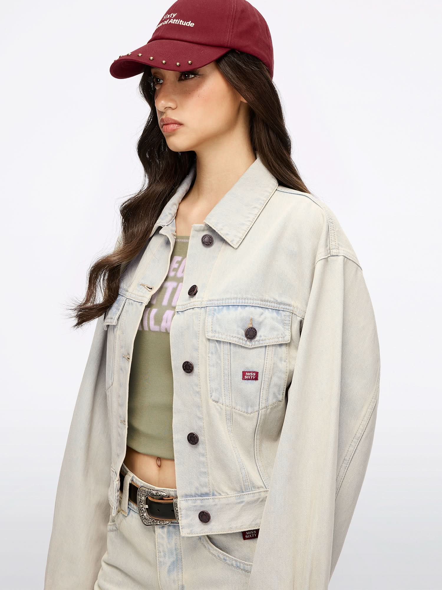 Distressed Denim Jacket