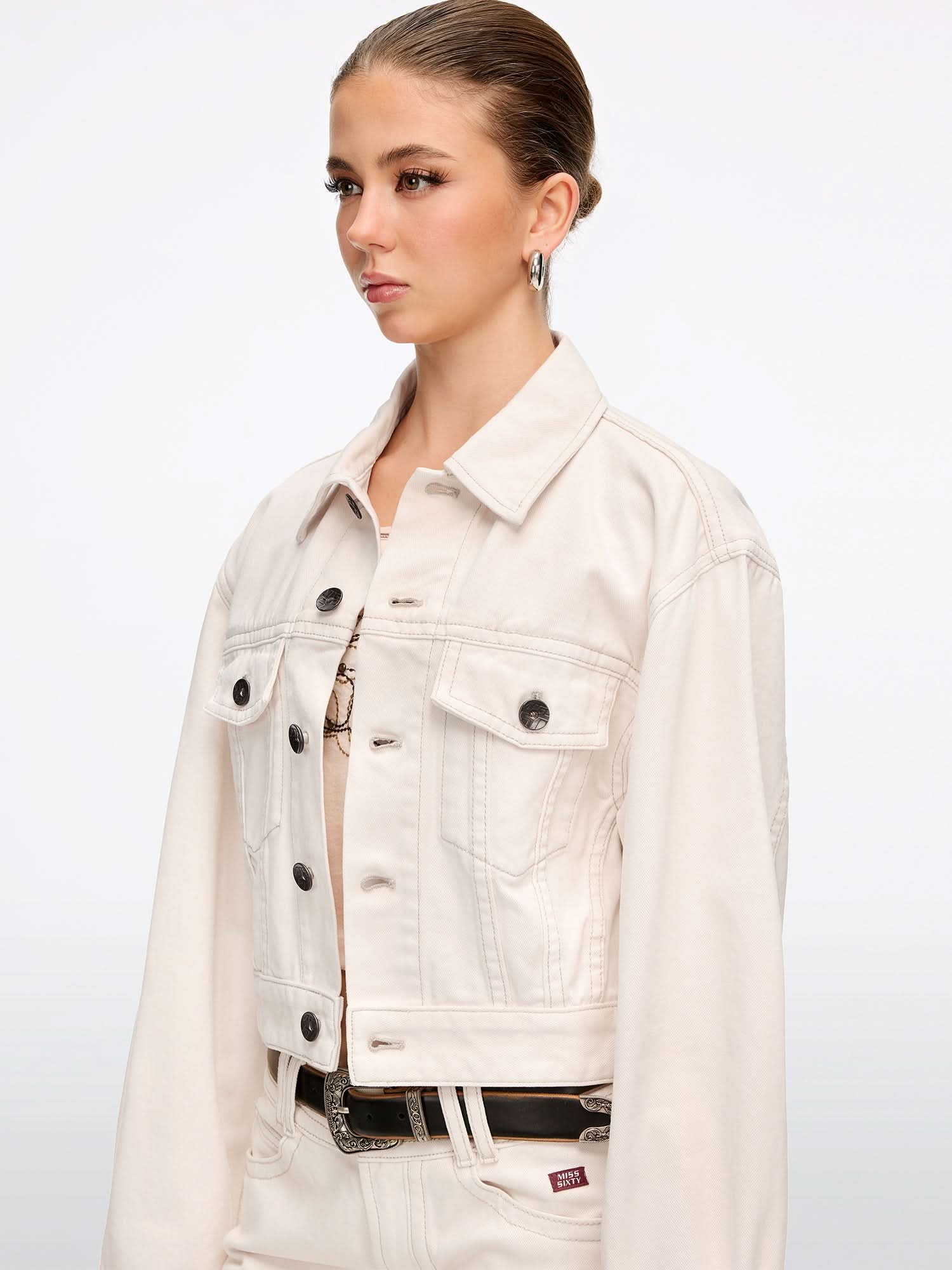 Cropped Denim Jacket