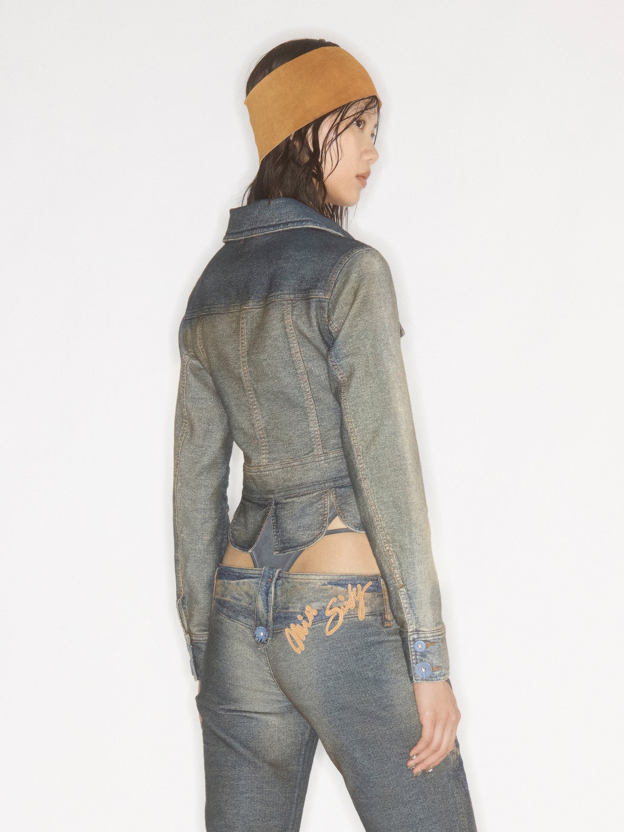 Tie-Dye Denim Jacket