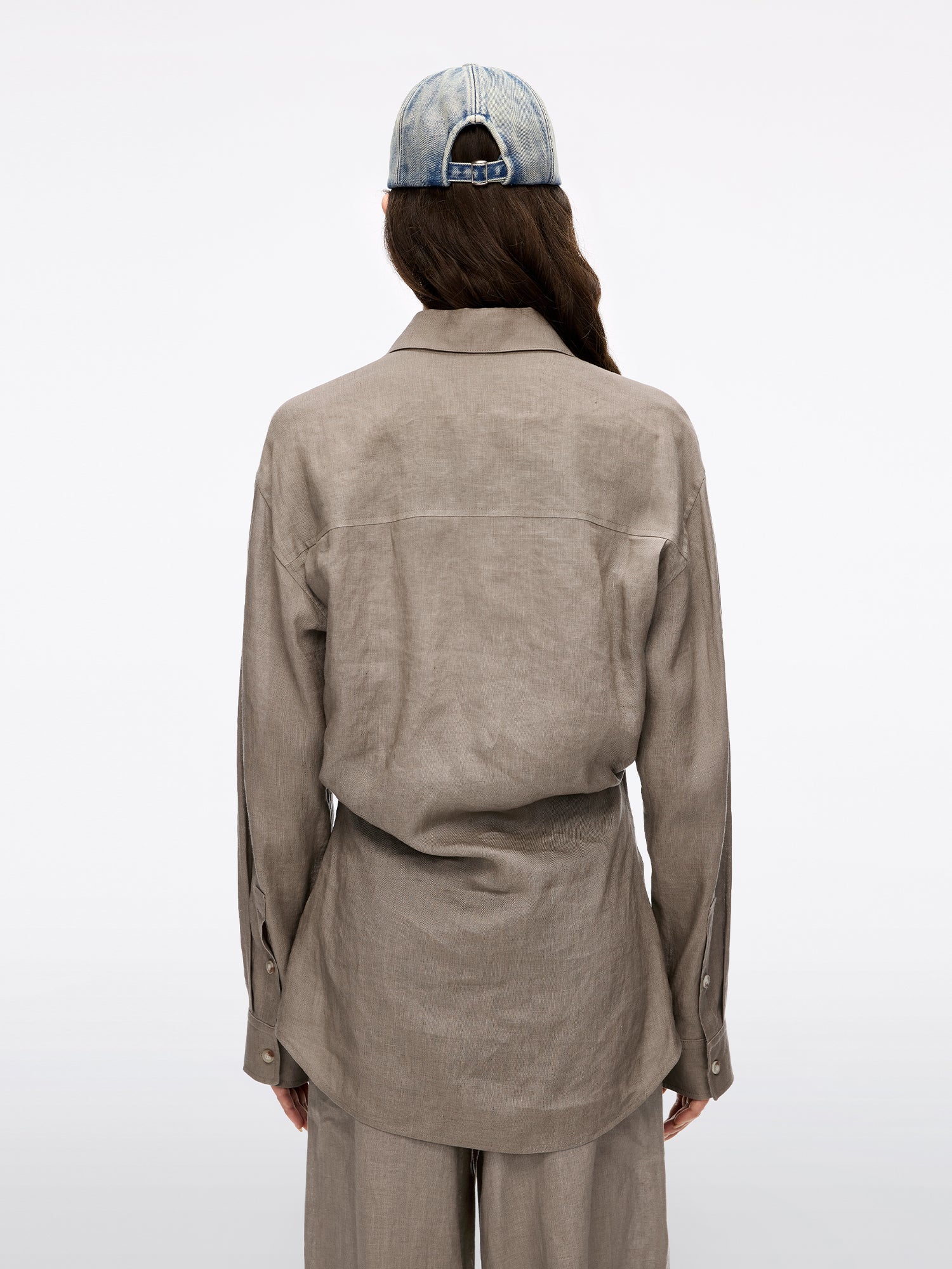 Embroidered Linen Shirt