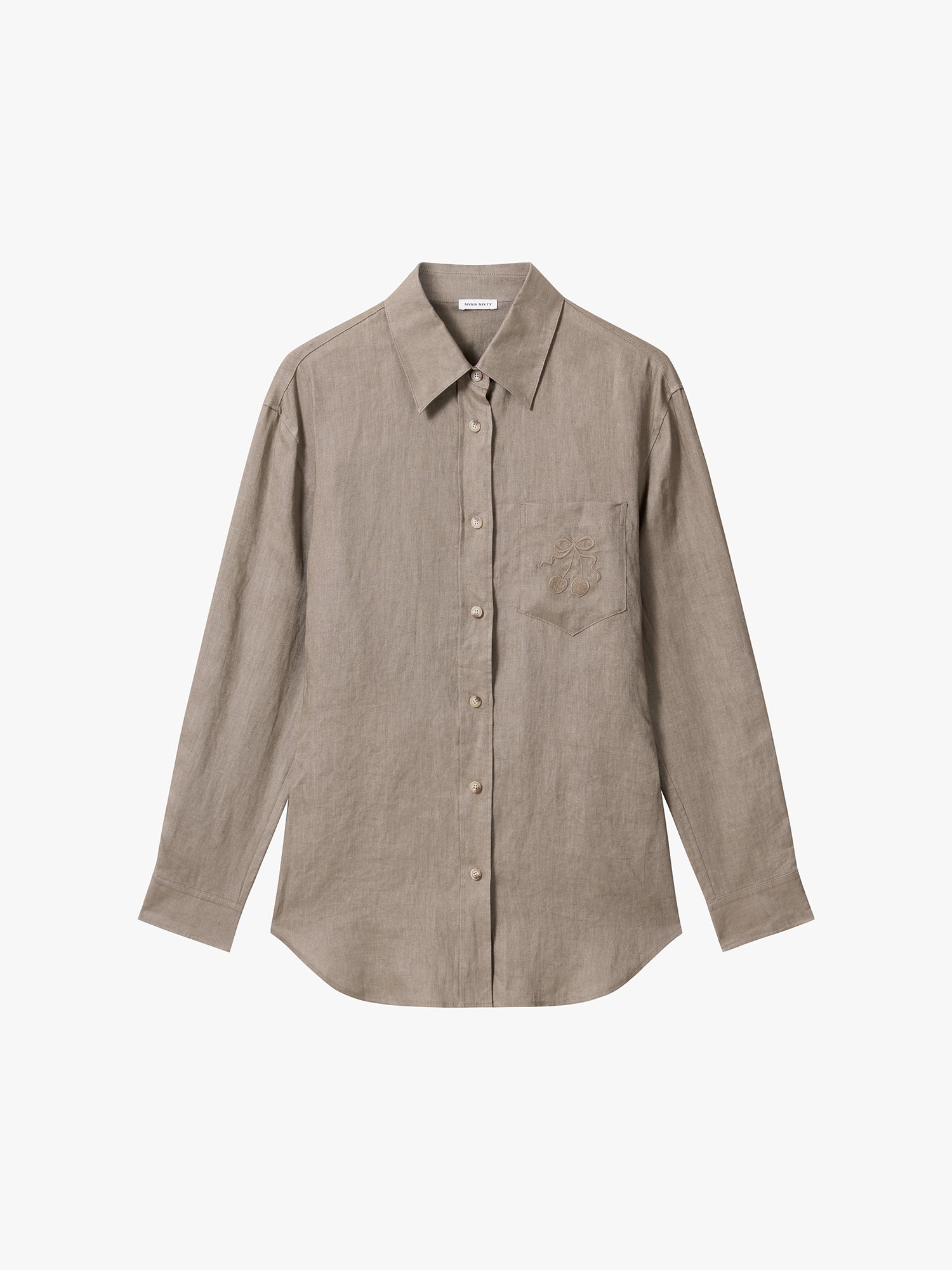 Embroidered Linen Shirt