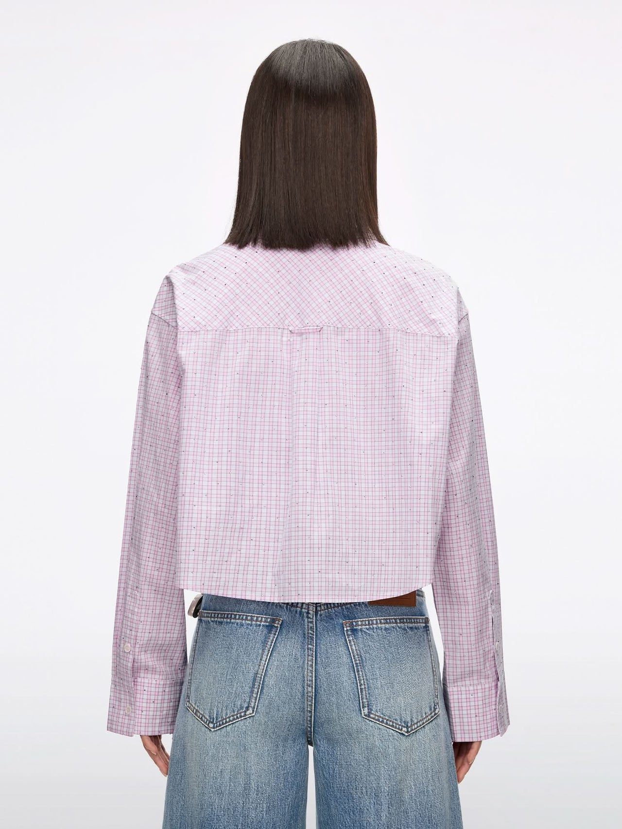 Rhinestone Plaid Shirt