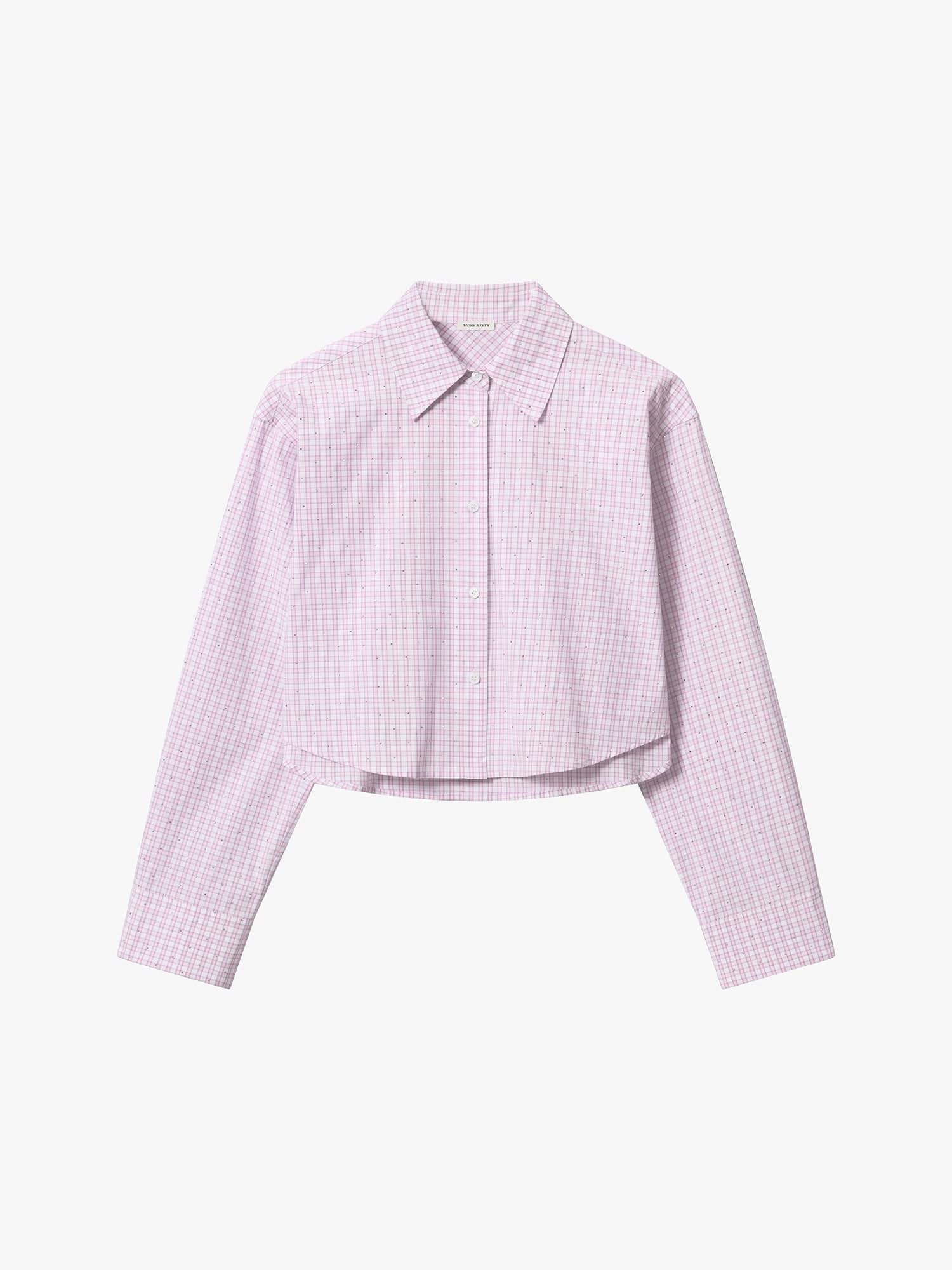 Rhinestone Plaid Shirt