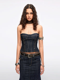 Denim Bustier
