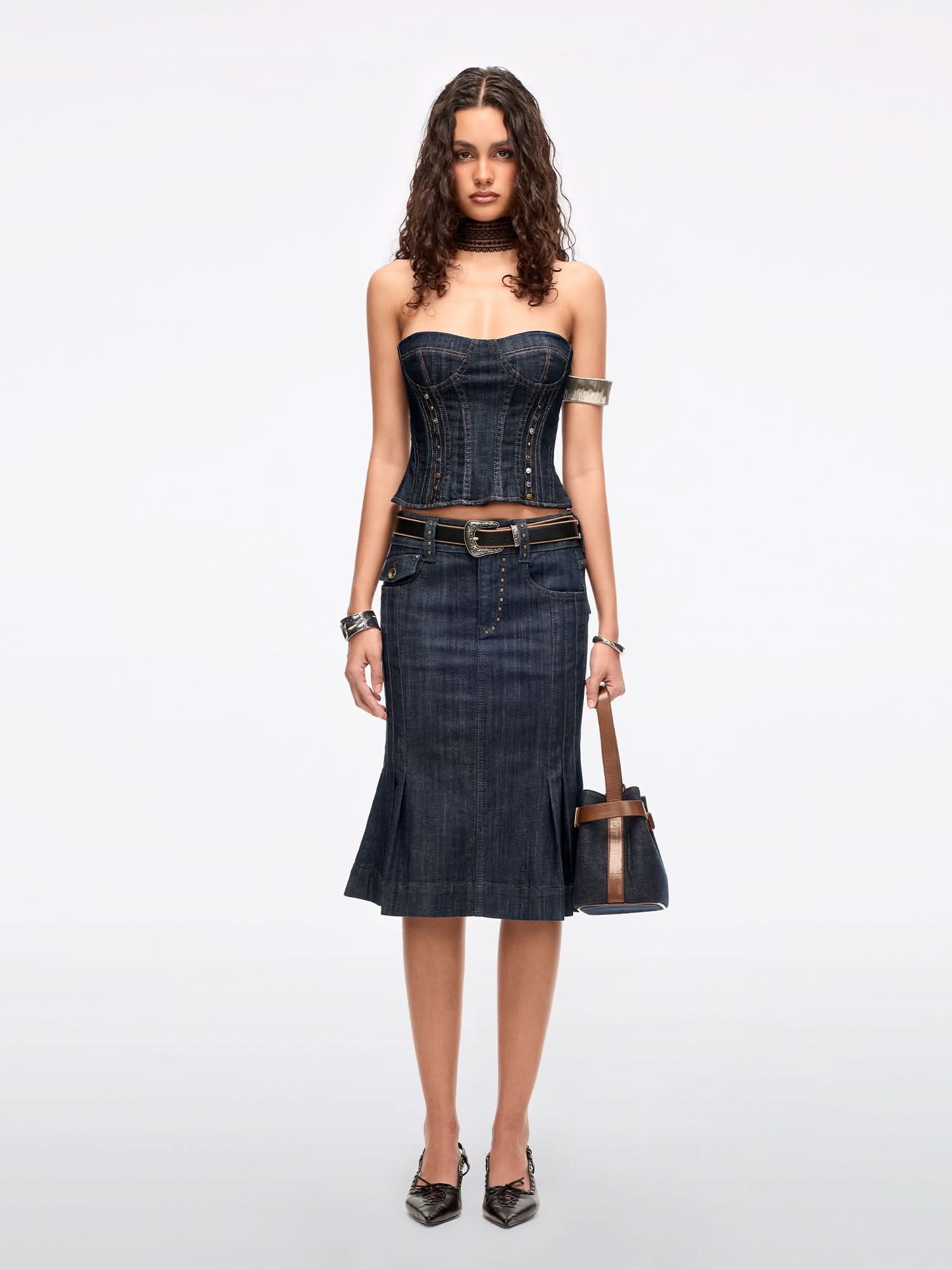 Denim Bustier - MISS SIXTY
