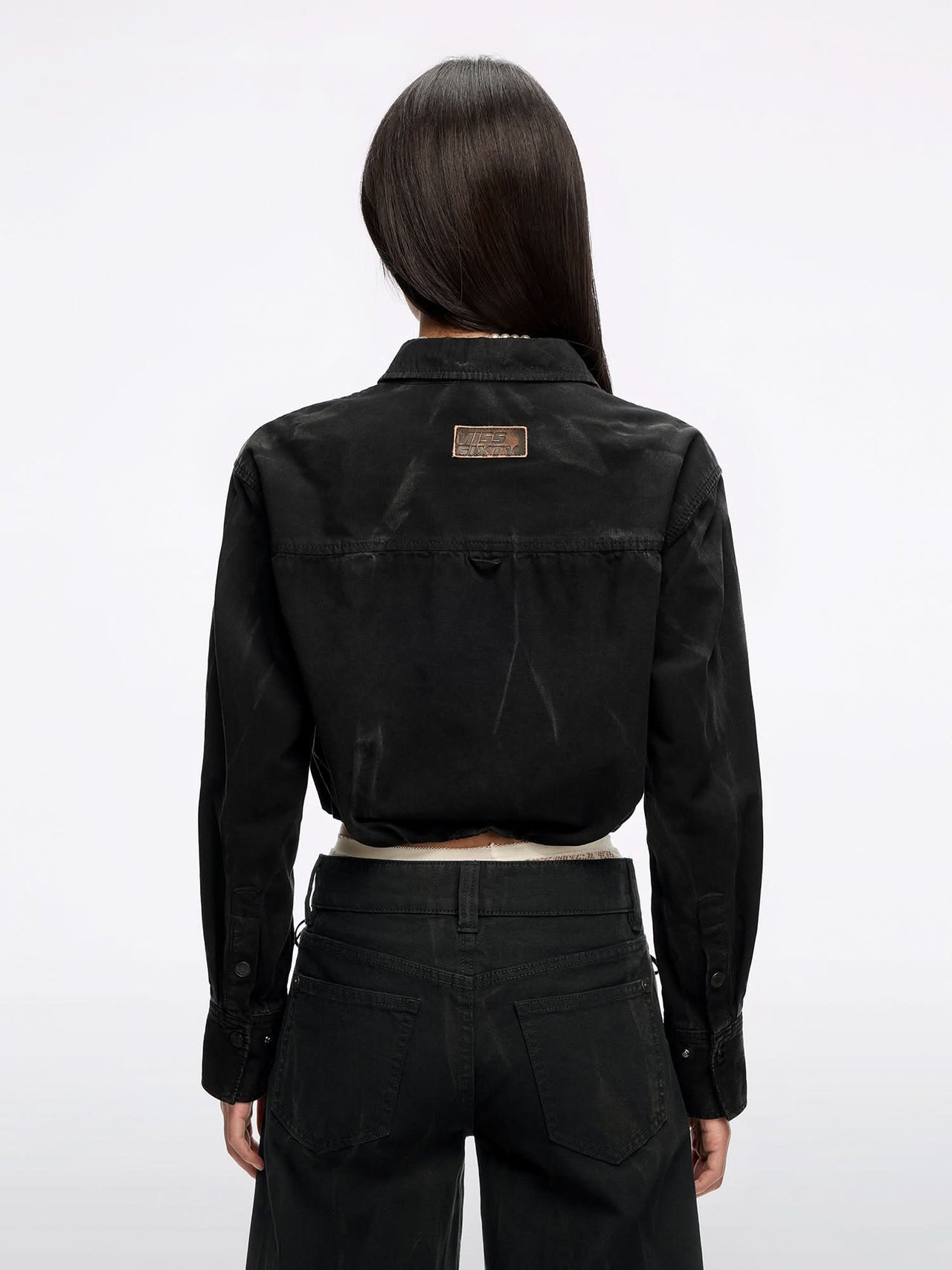 Distressed Denim Shirt