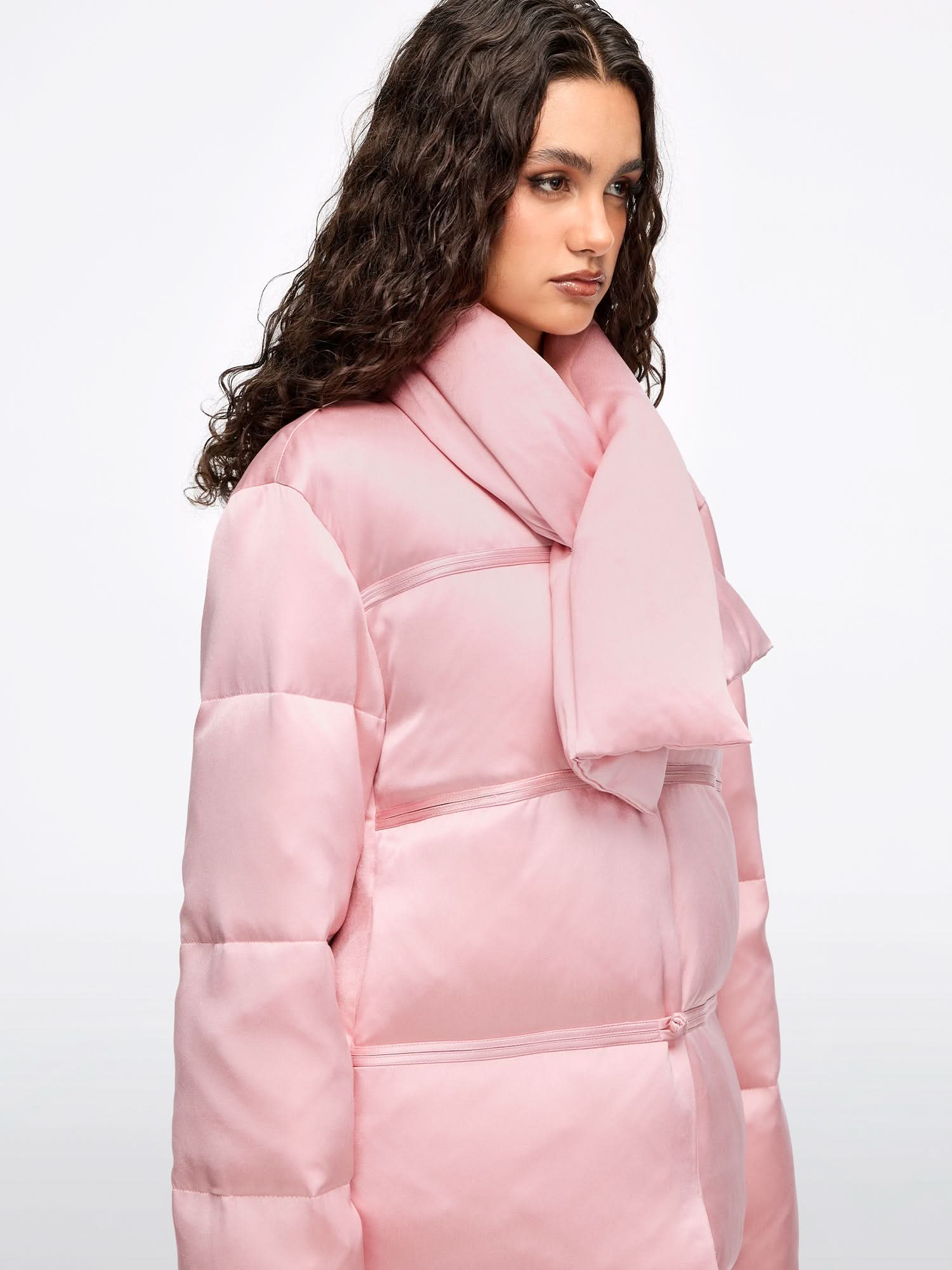 Satin Down Jacket