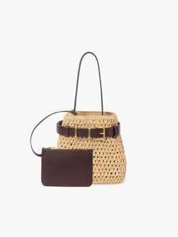 Raffia One-Shoulder Bag