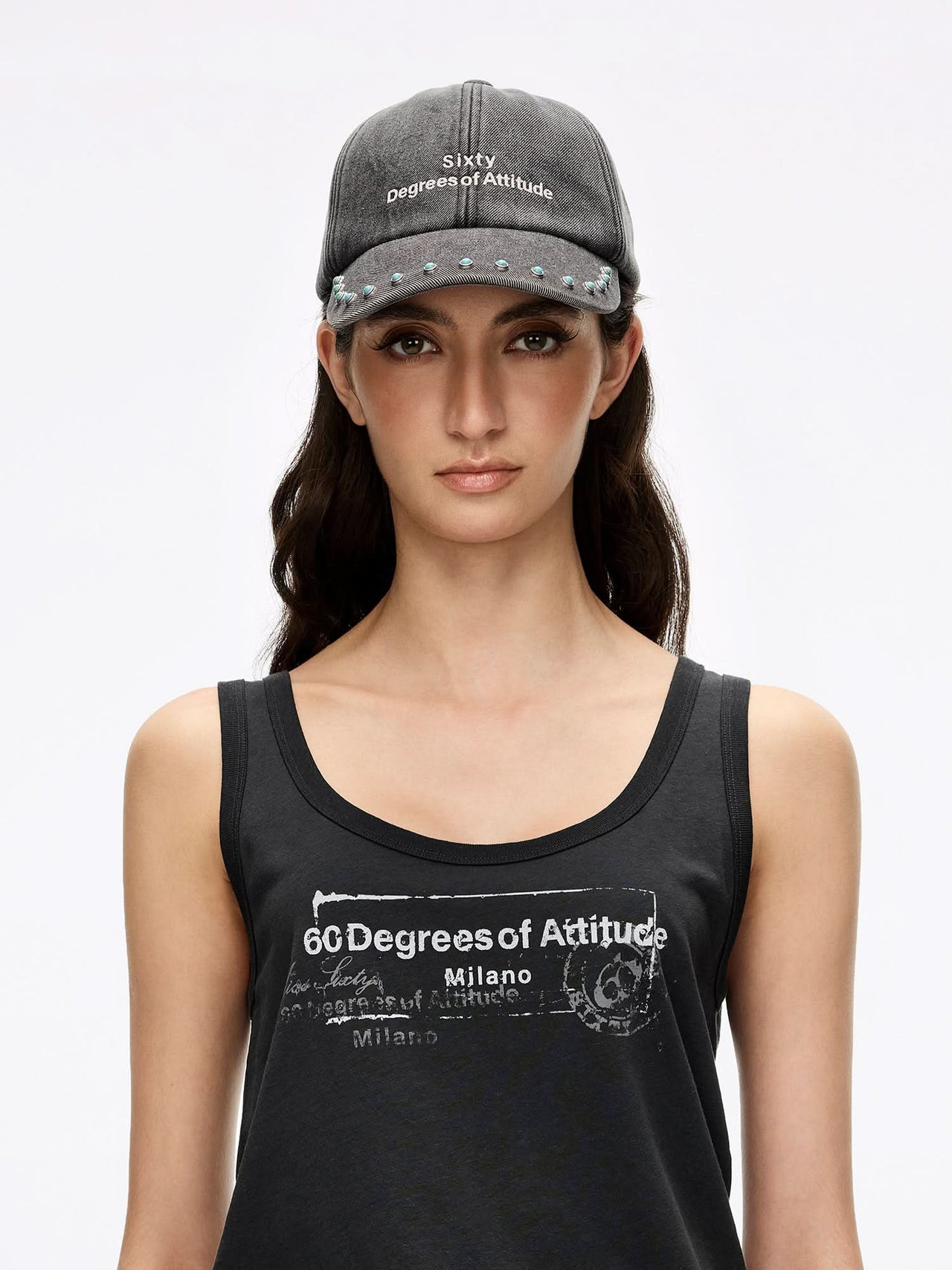 Studded Baseball Cap