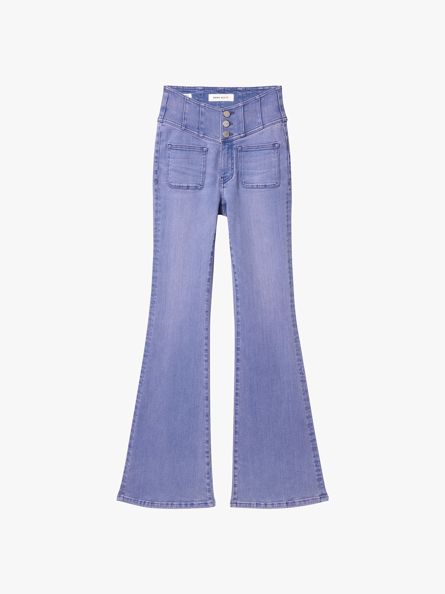 Slim-Fit Flared Jeans-GLENDA PLUS 5