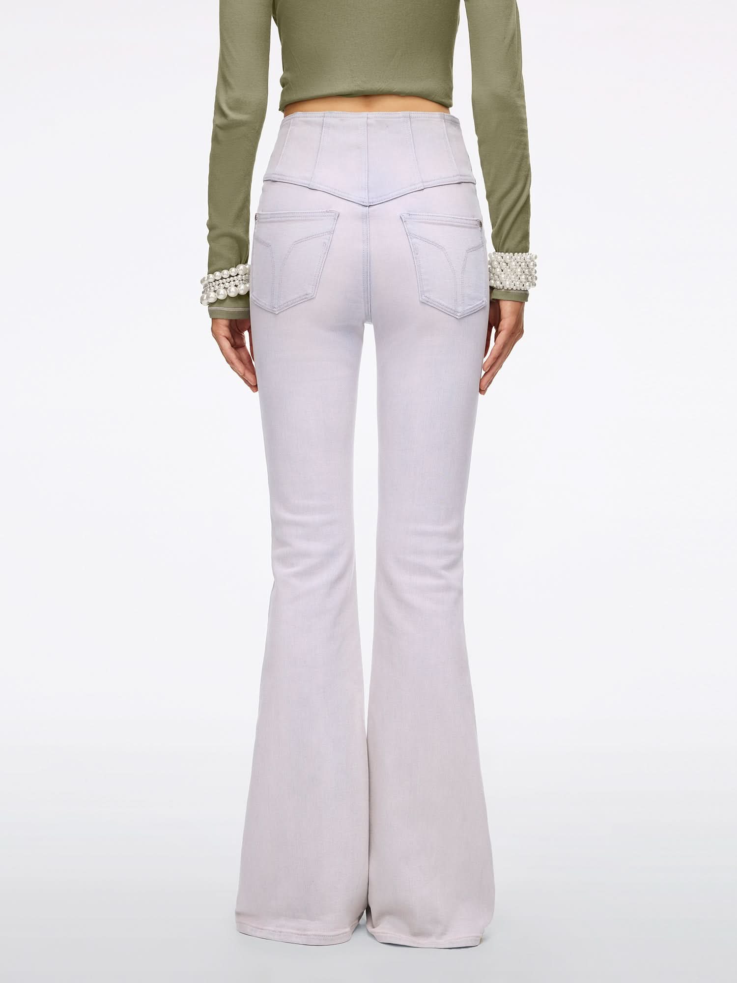 Slim Fit Flared Jeans-GLENDA PLUS 5