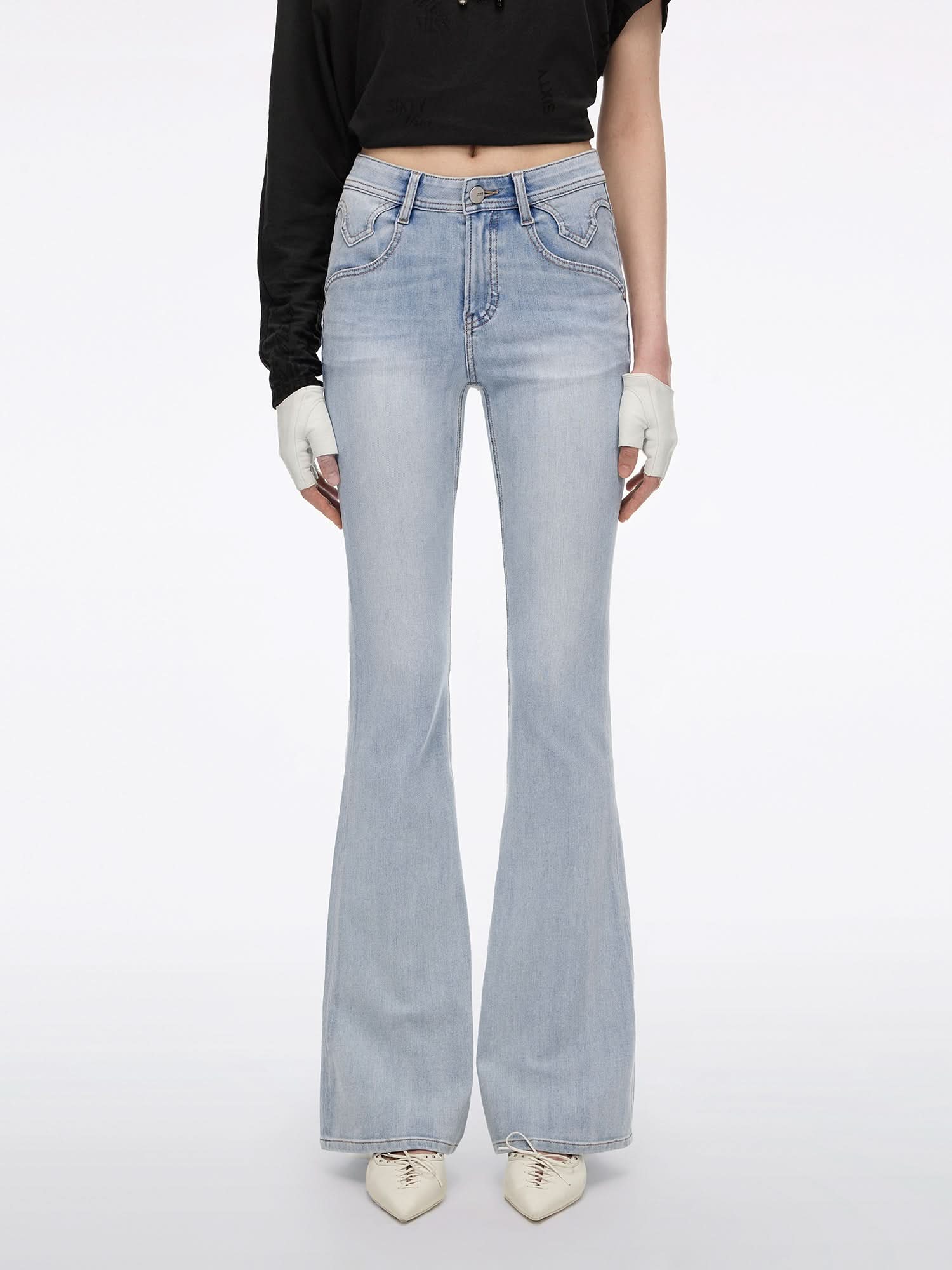 Flared Jeans-BELLA