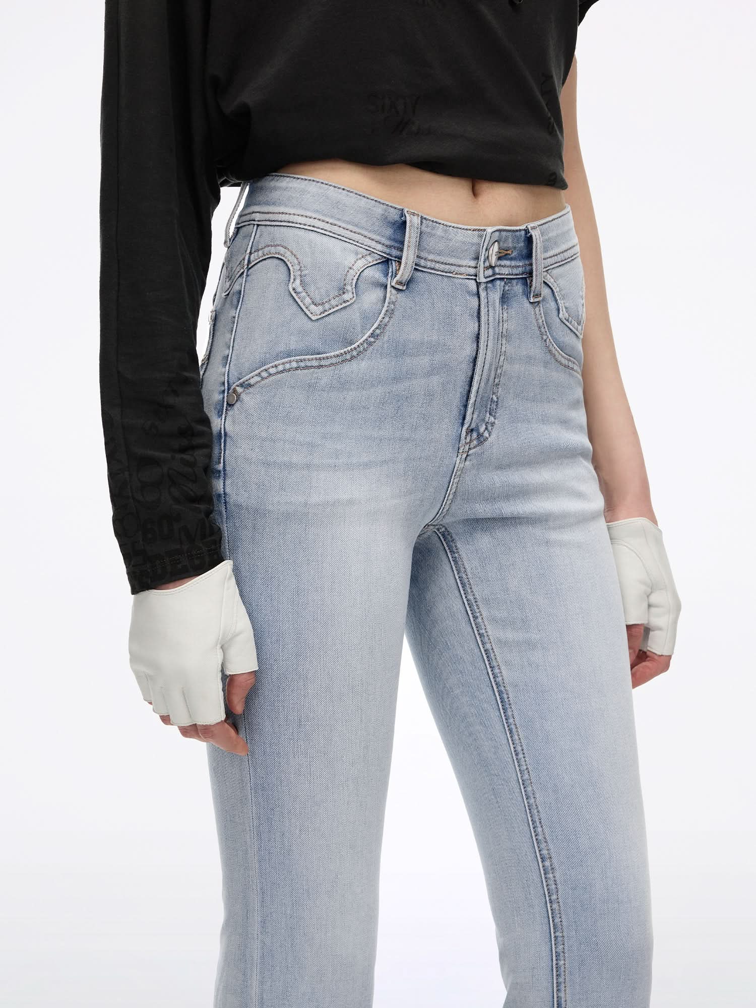 Flared Jeans-BELLA