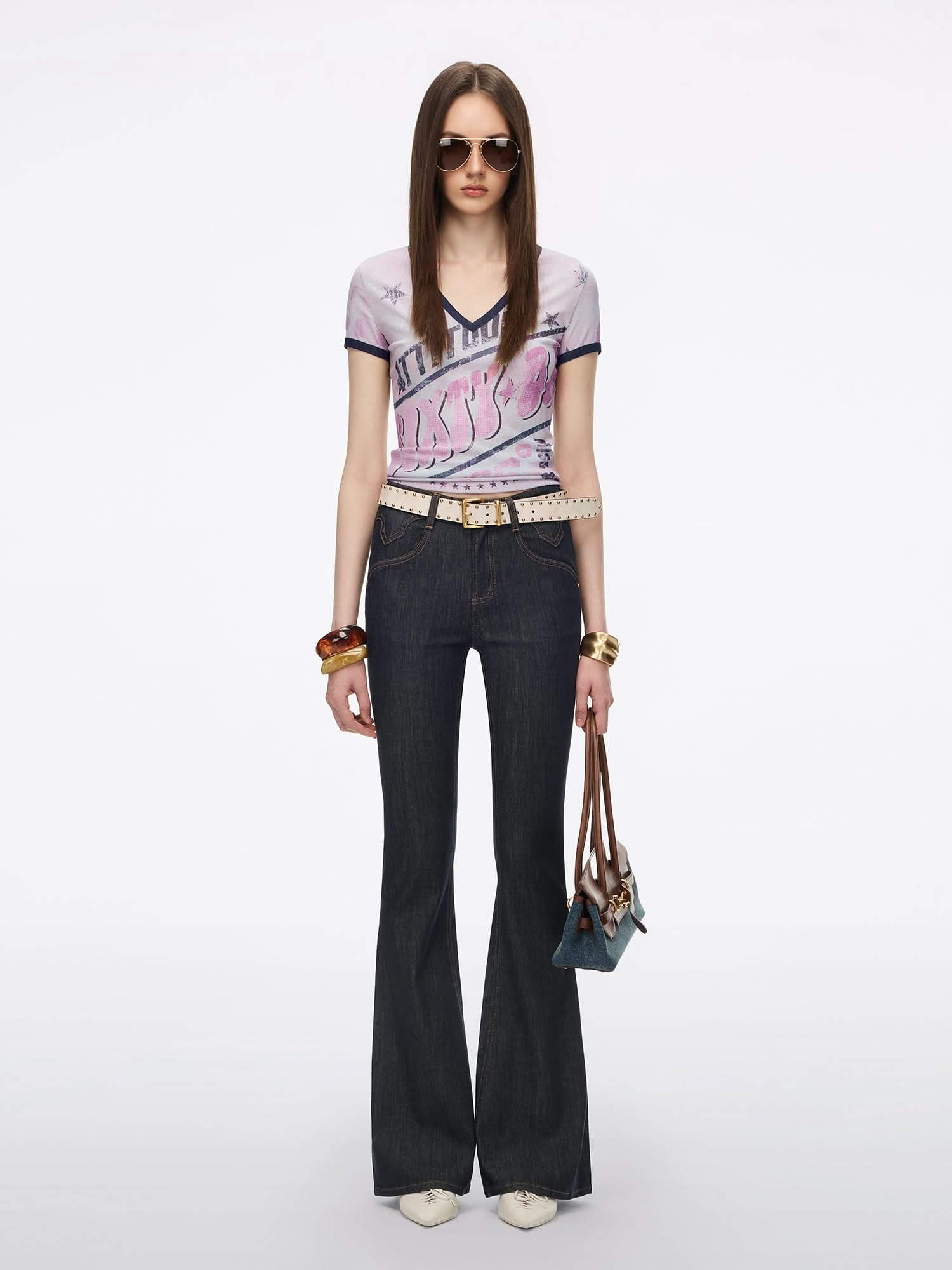 Flared Jeans-BELLA