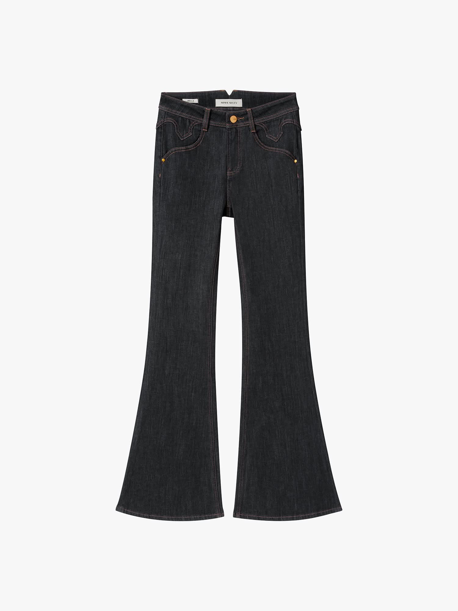 Flared Jeans-BELLA