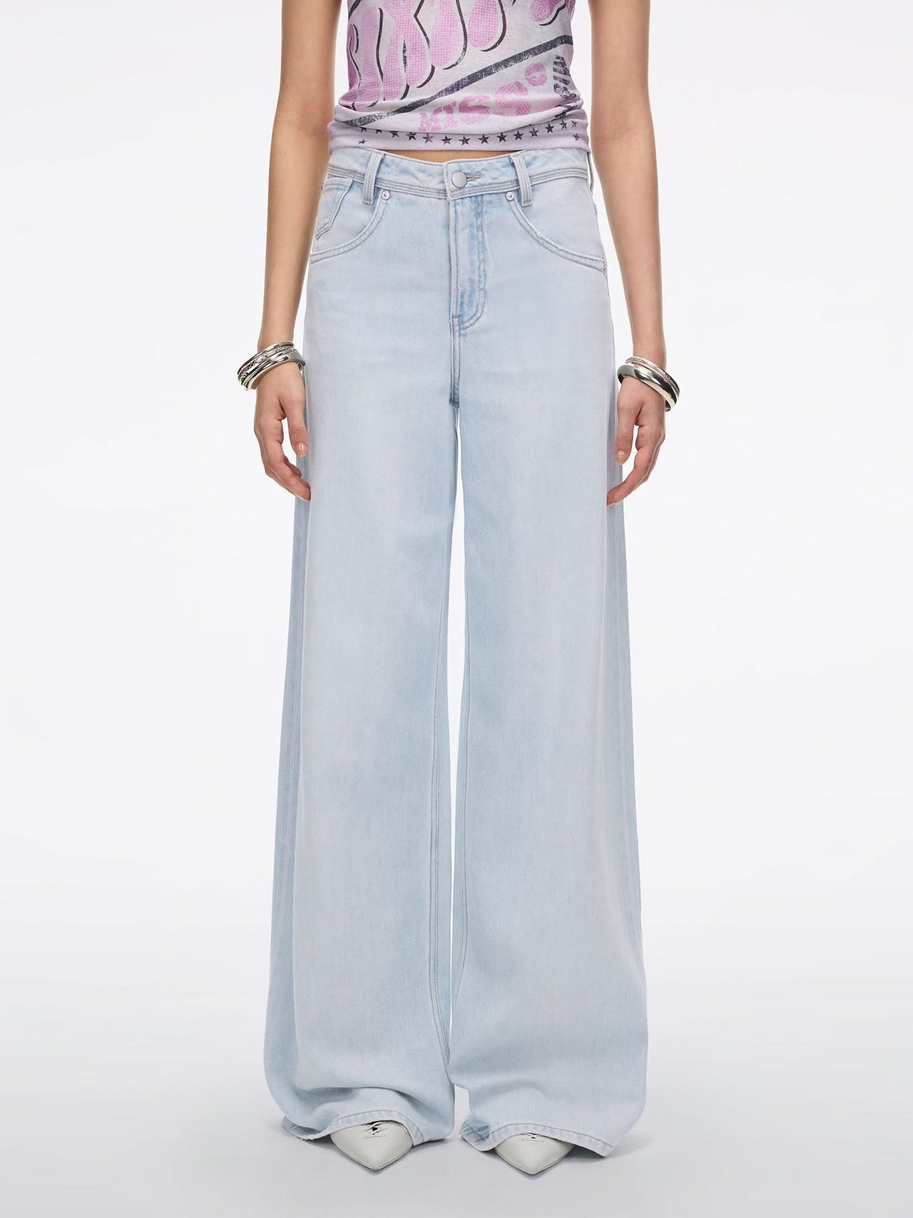 Wide-Leg Jeans-JASMINE