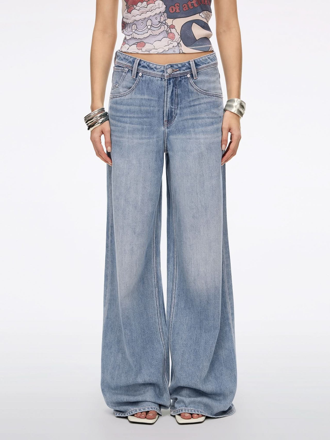 Wide-Leg Jeans-JASMINE