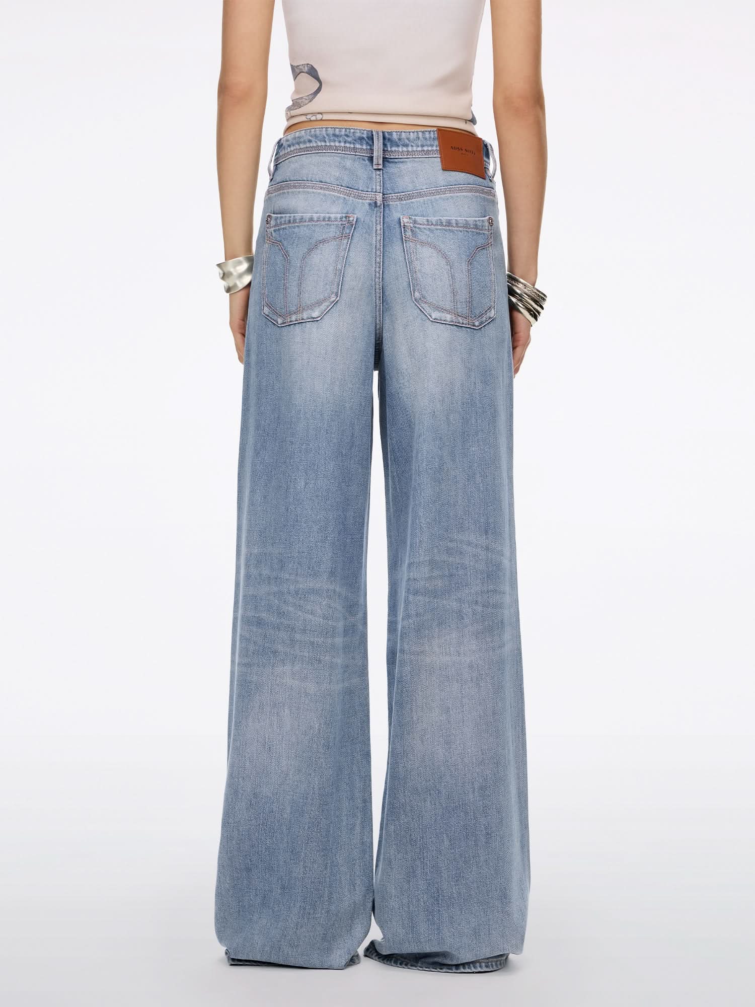 Wide-Leg Jeans-JASMINE