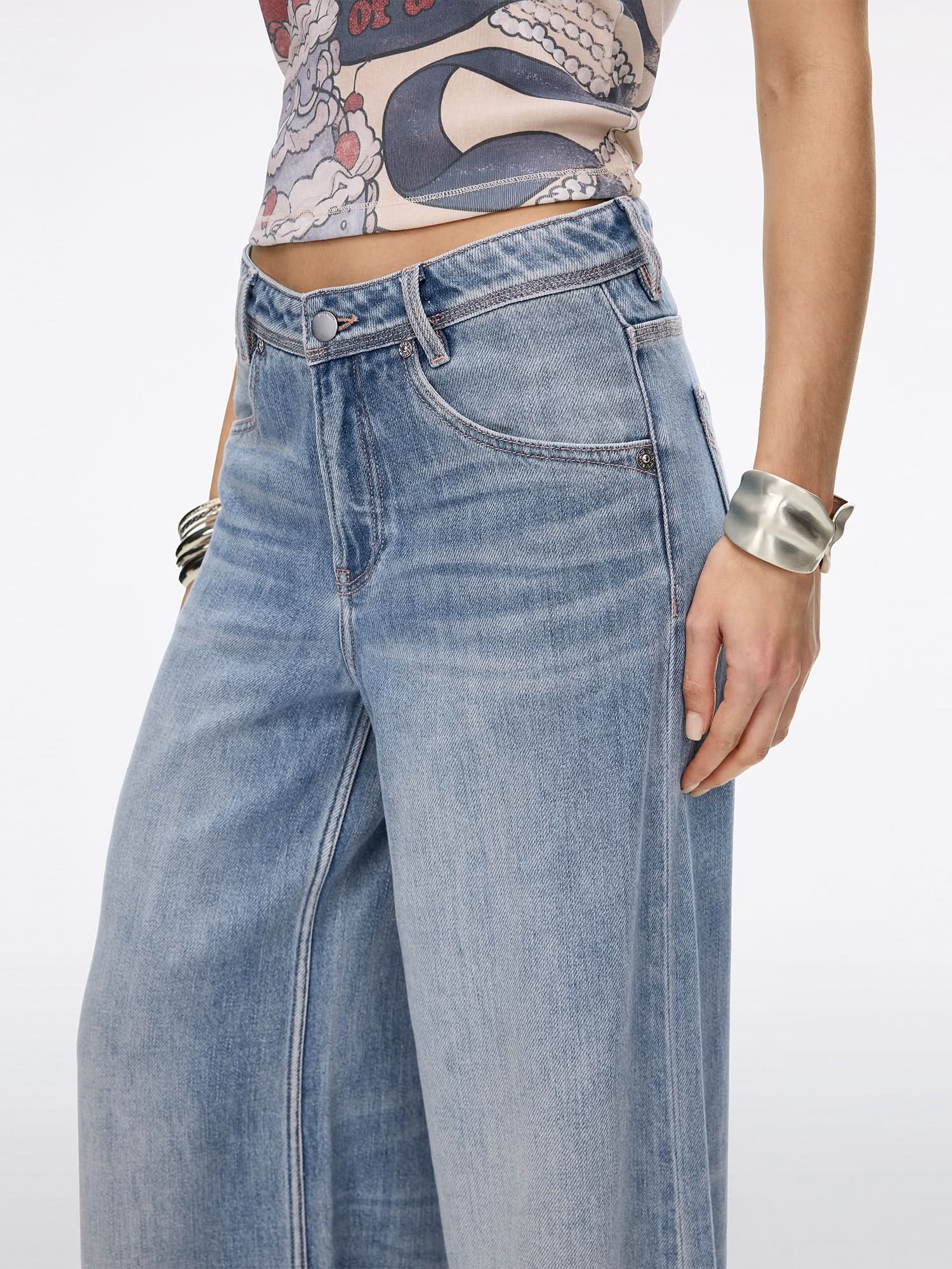 Wide-Leg Jeans-JASMINE