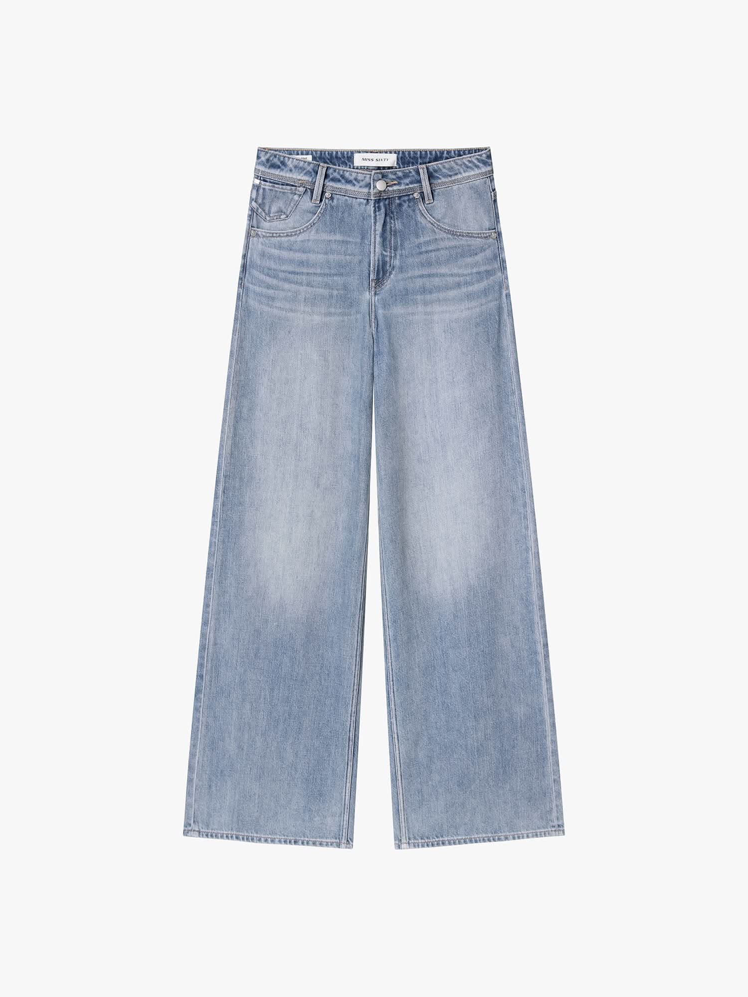 Wide-Leg Jeans-JASMINE