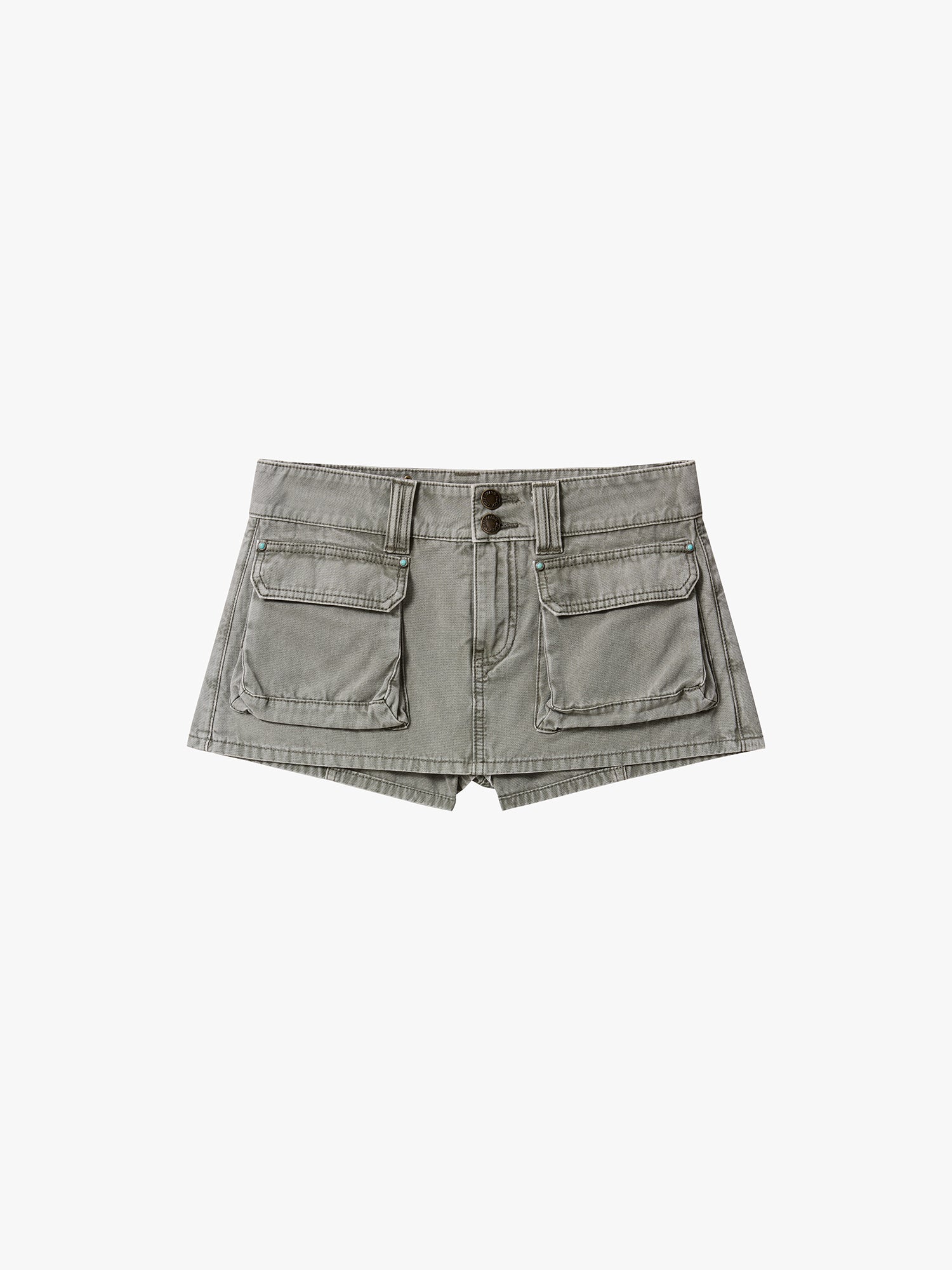 Utility Style Denim Skort