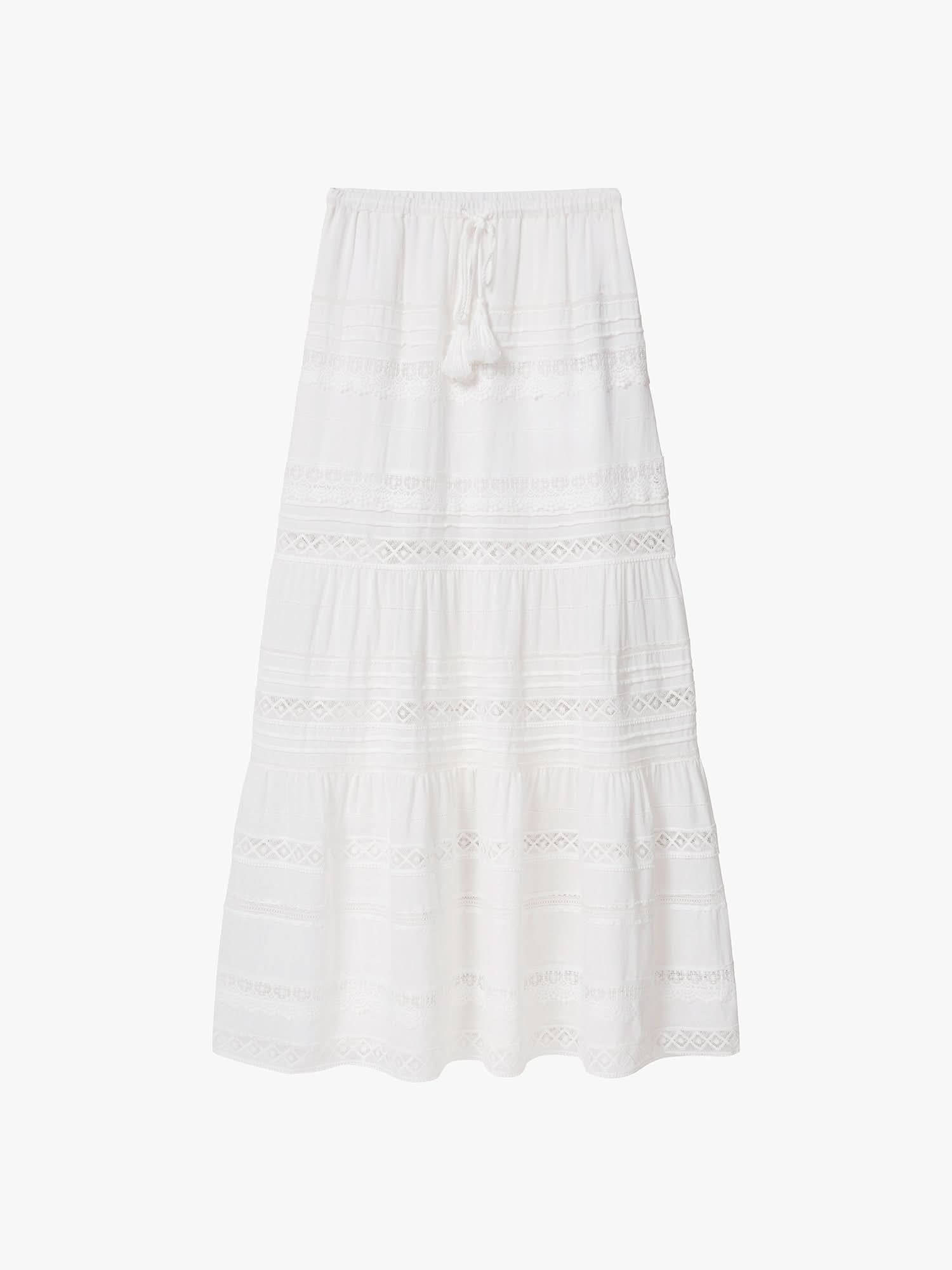 Lace-up skirt