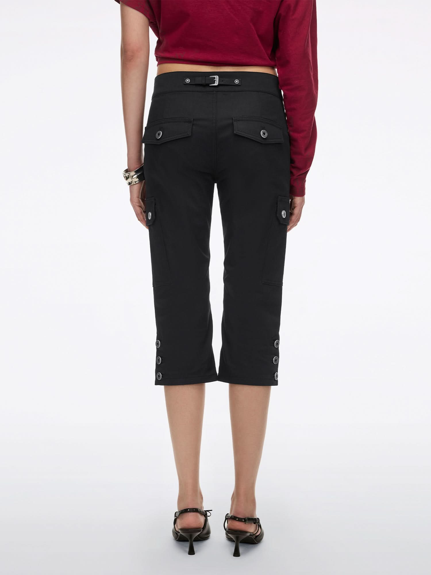 Multi-Stud Skinny Pants