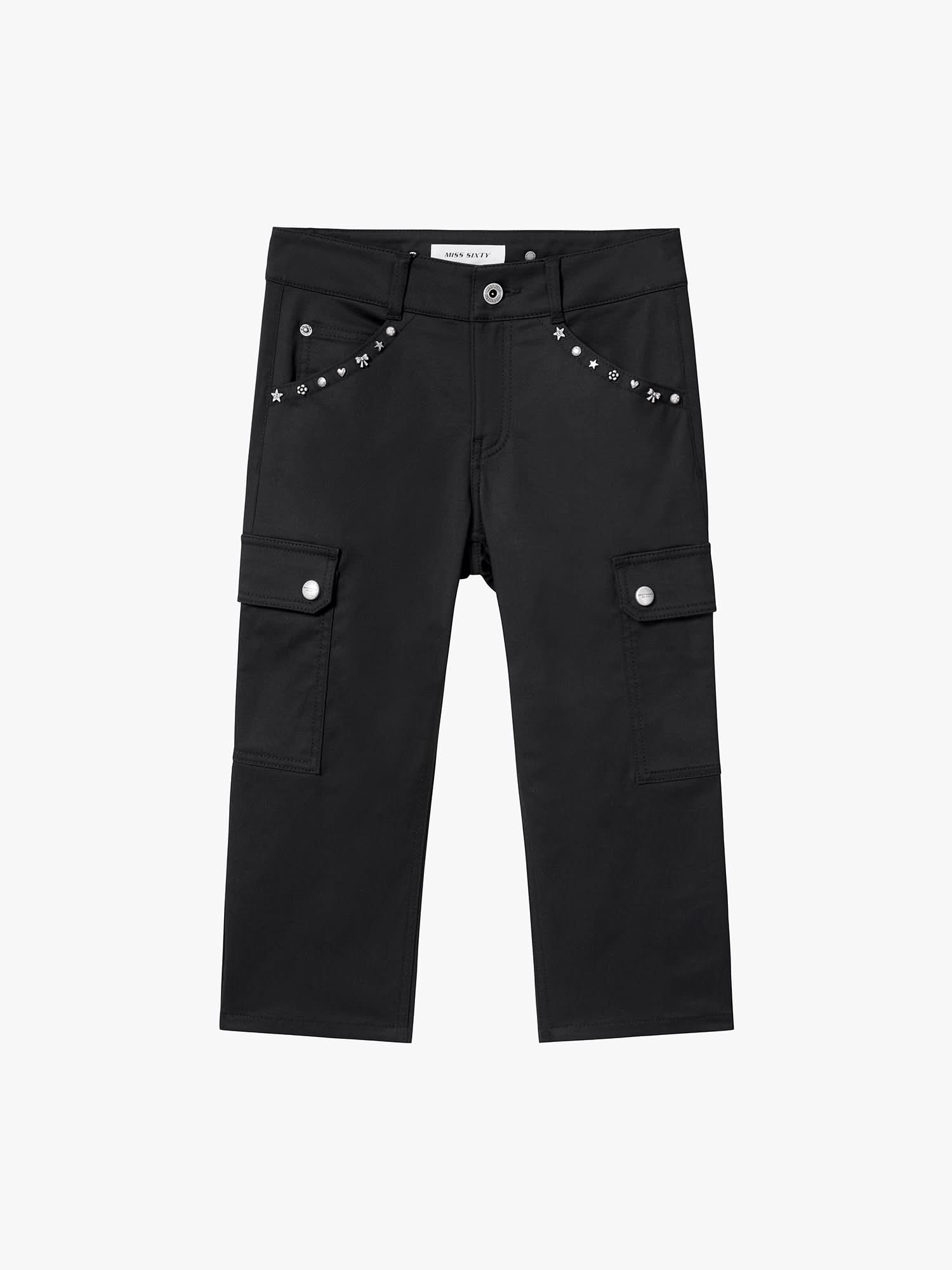 Multi-Stud Skinny Pants
