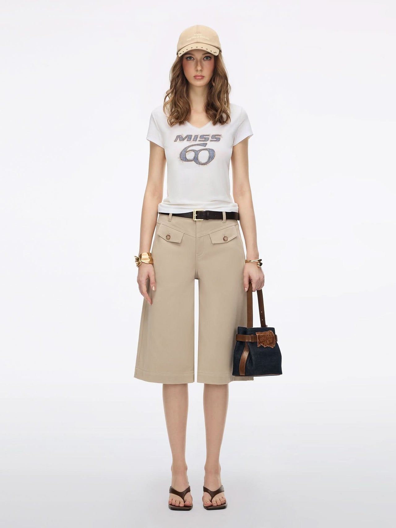 Bermuda Shorts with Belt