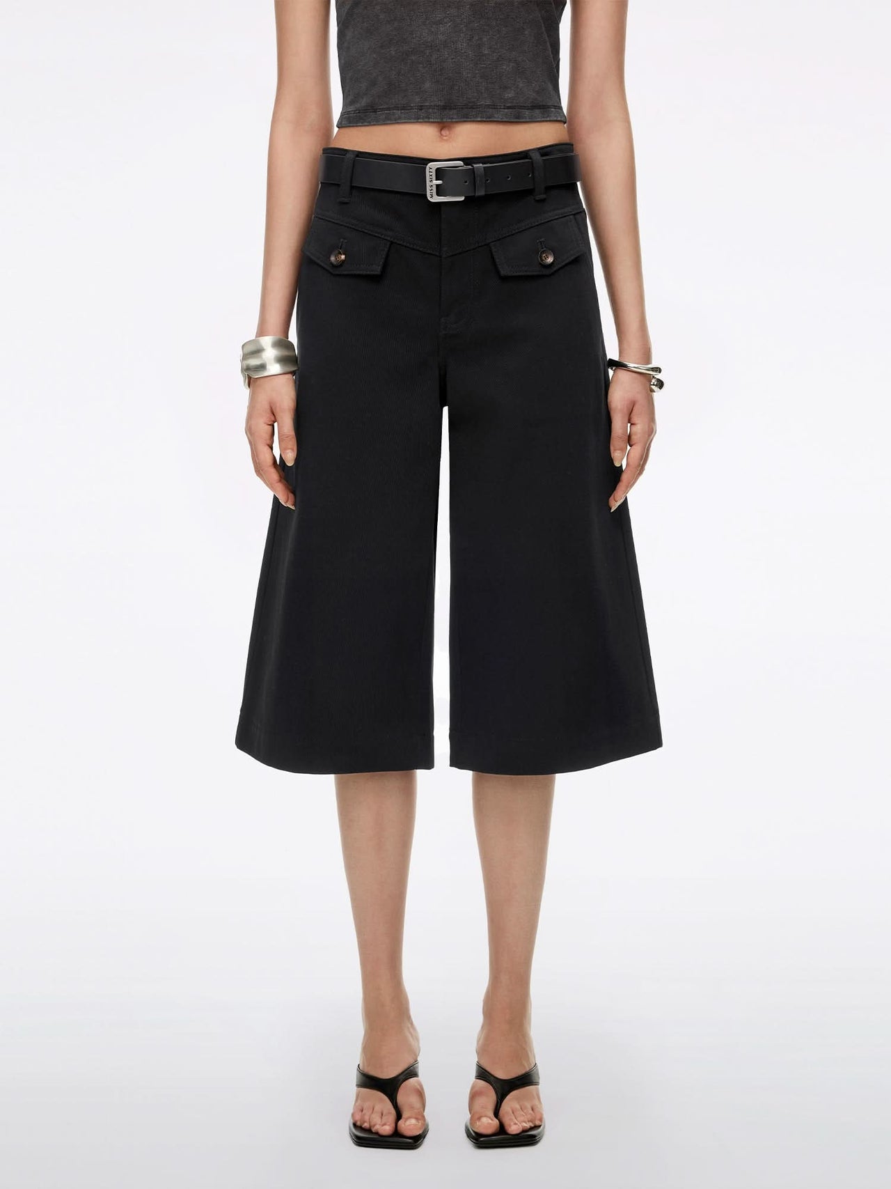 Bermuda Shorts with Belt