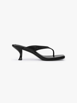 Leather Kitten Heel Shoes