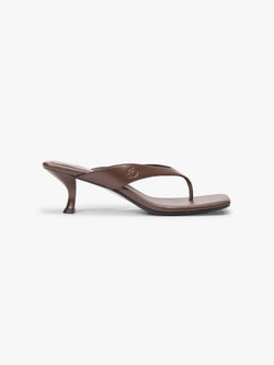 Leather Kitten Heel Shoes