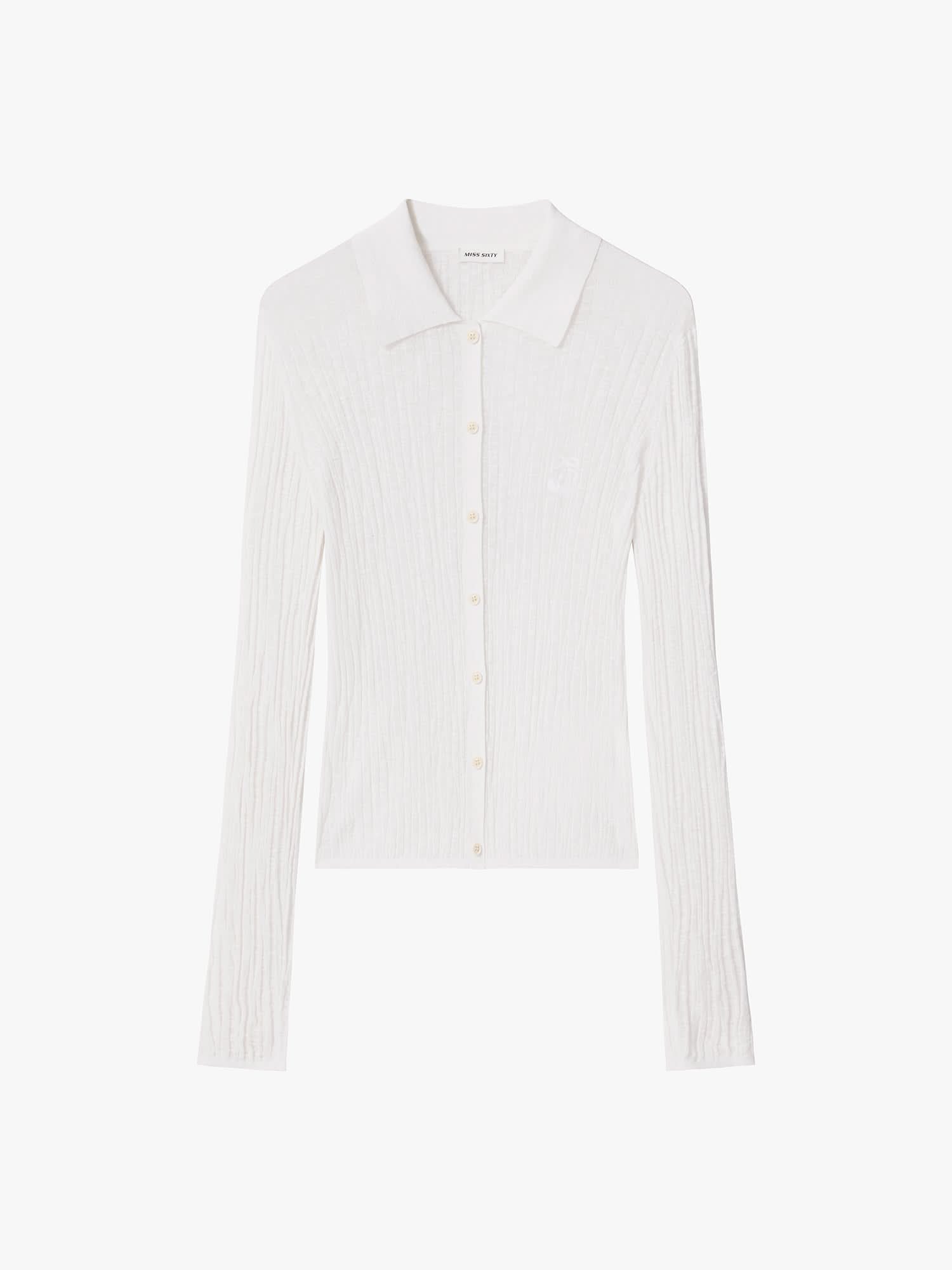 Embroidered Knit Cardigan