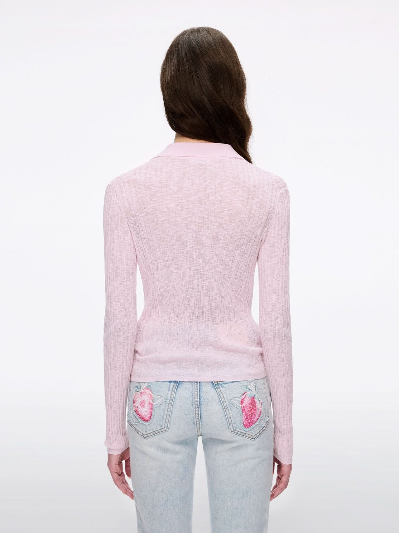Embroidered Knit Cardigan