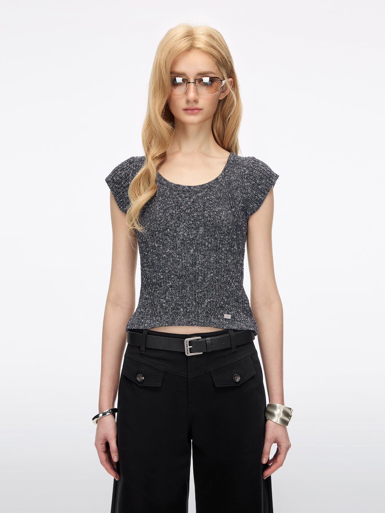 Shimmer Knit Top