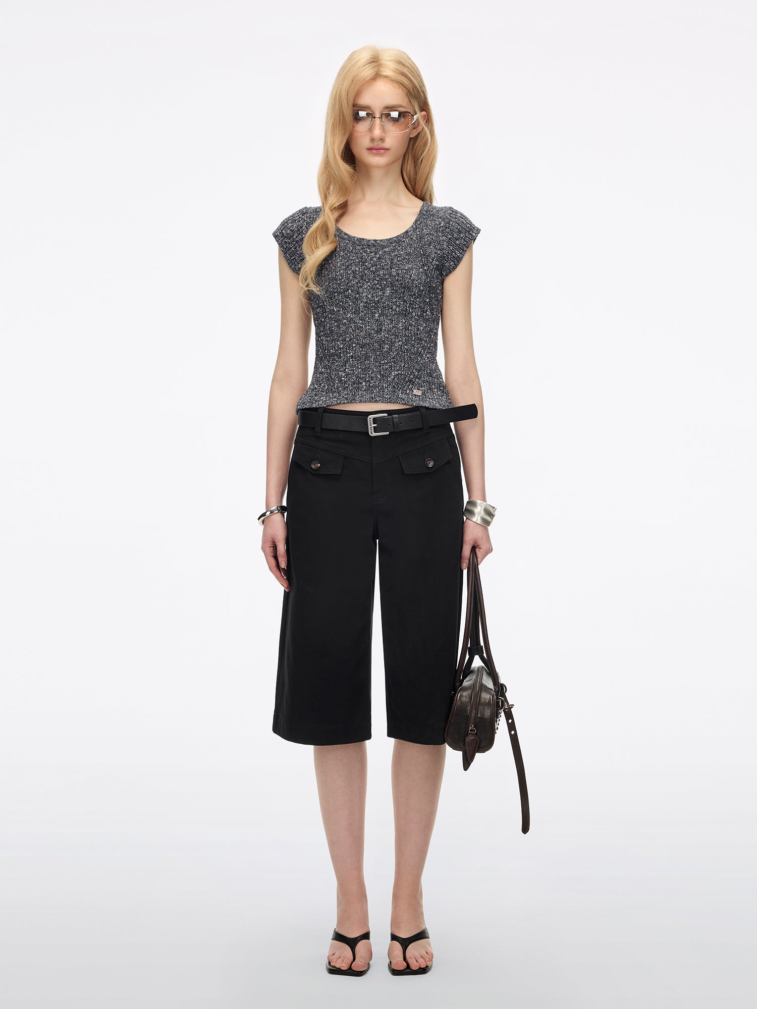 Shimmer Knit Top