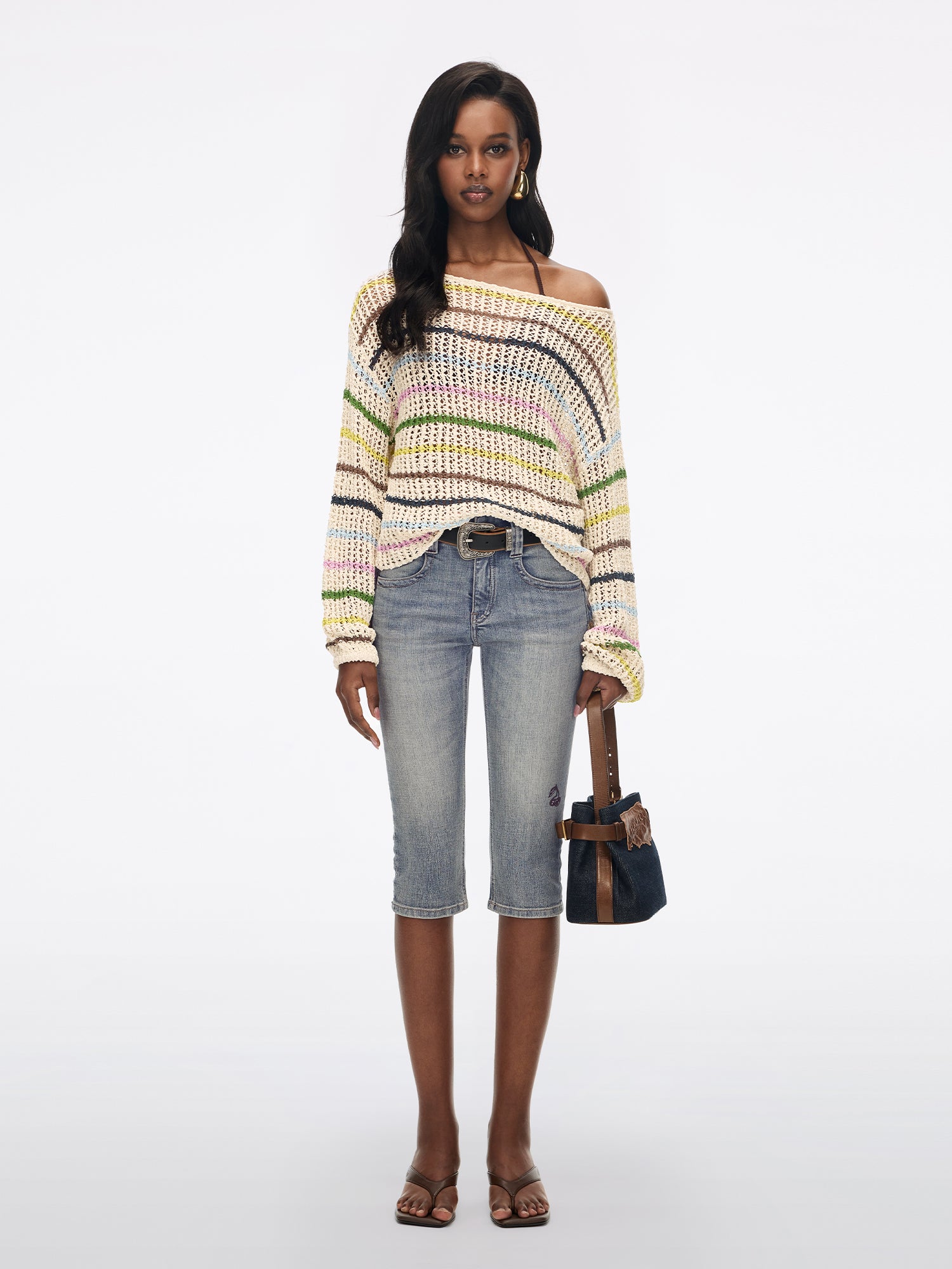 Striped Knit Top