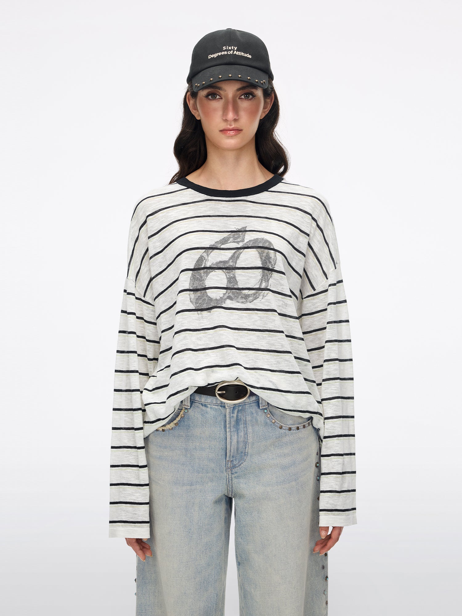 Striped Knit Sweater