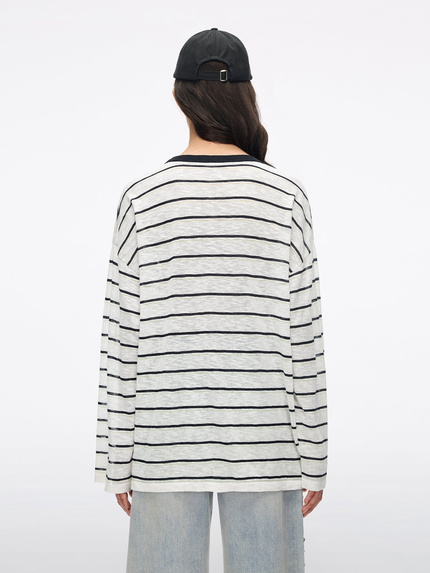 Striped Knit Sweater