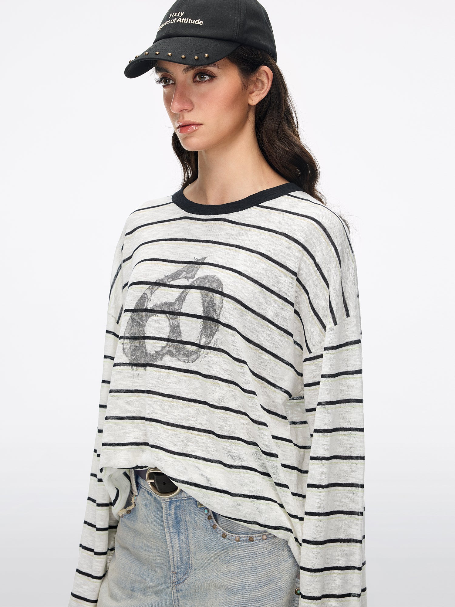 Striped Knit Sweater