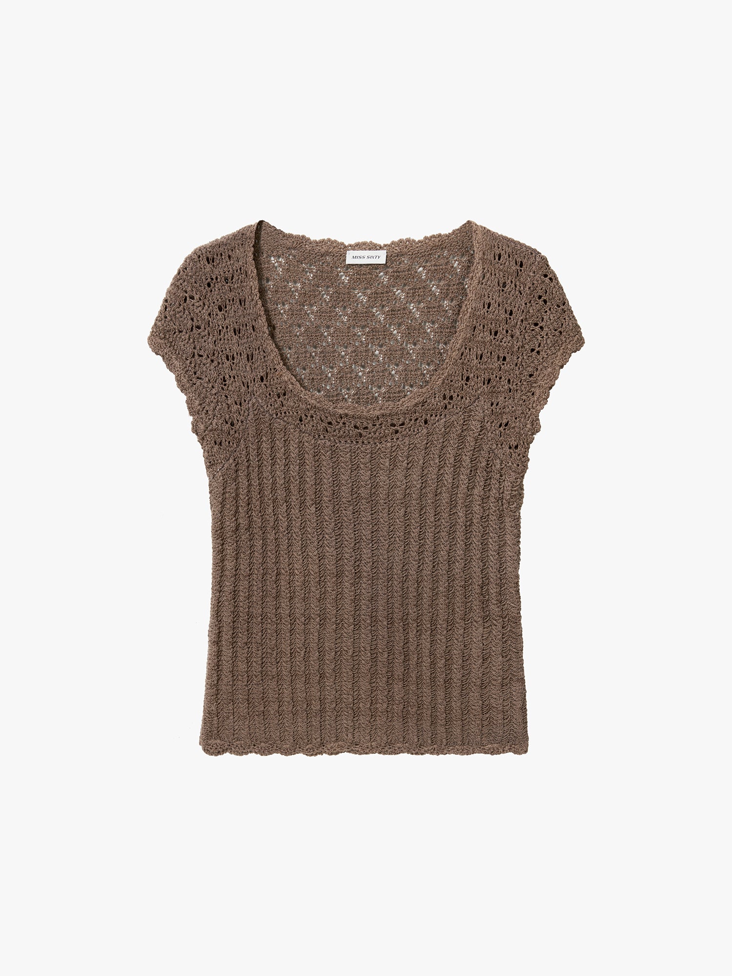 Cut-Out Knit Top