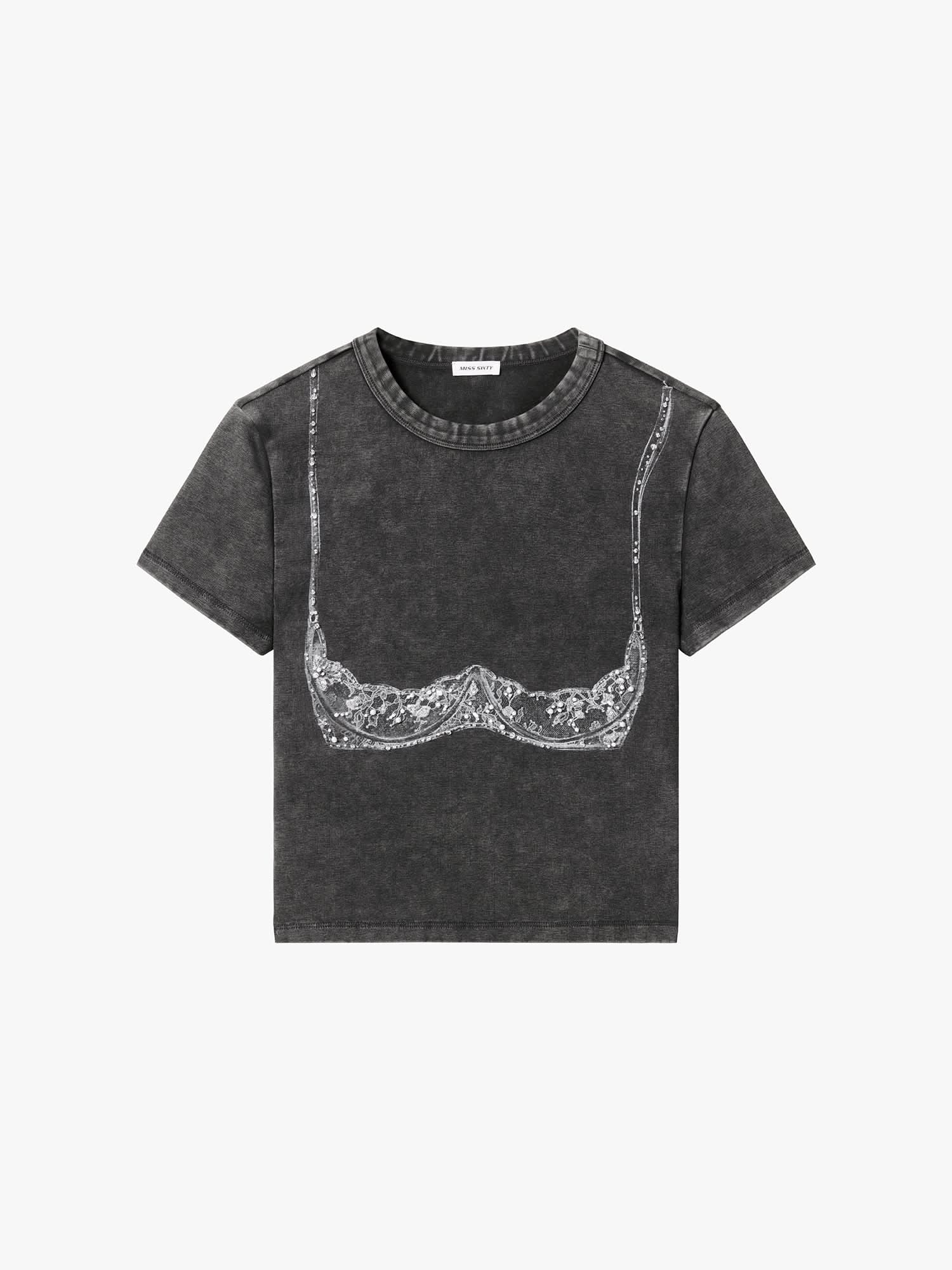 Beaded Graphic T-Shirt