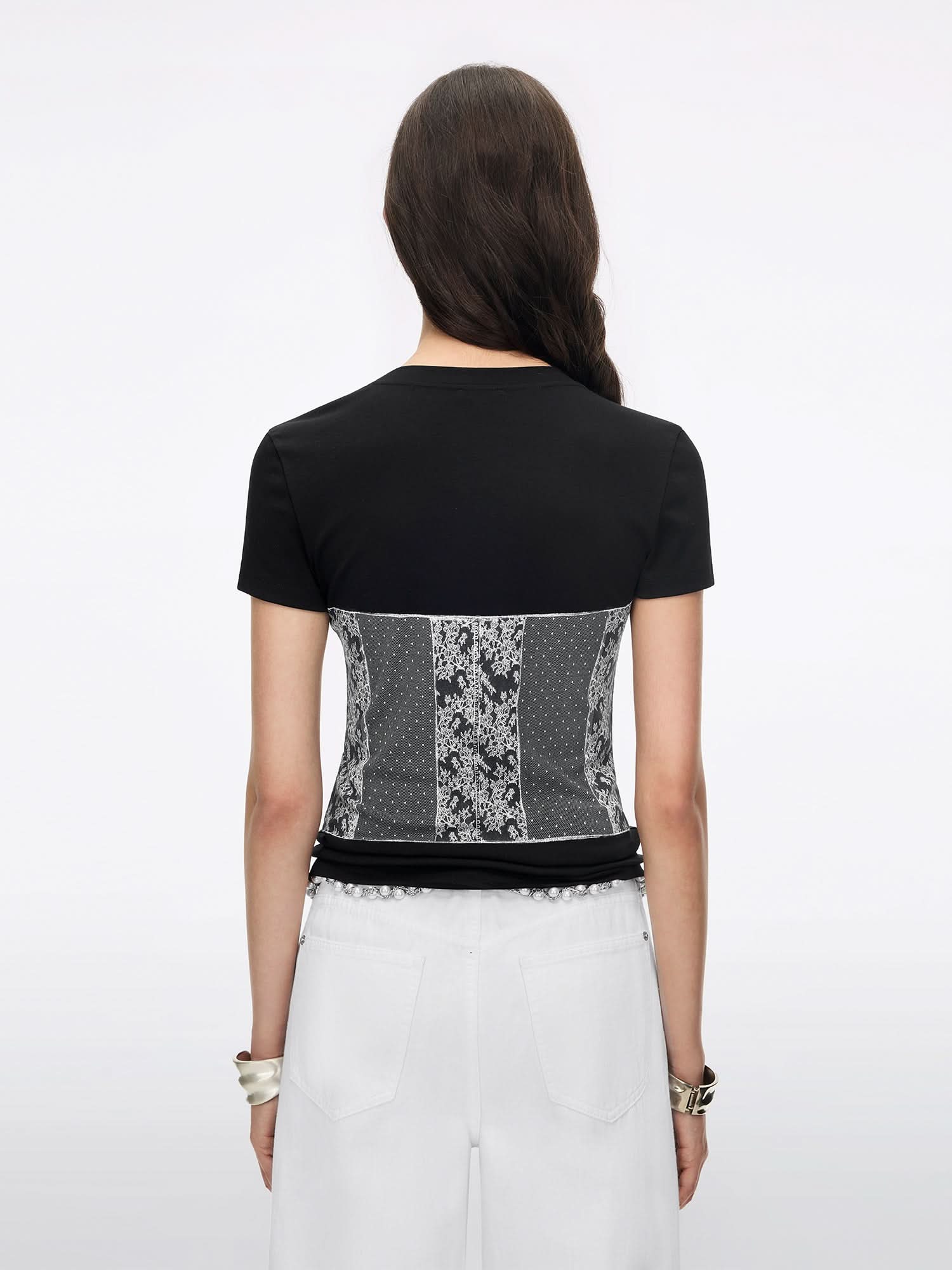 Beaded Graphic T-Shirt