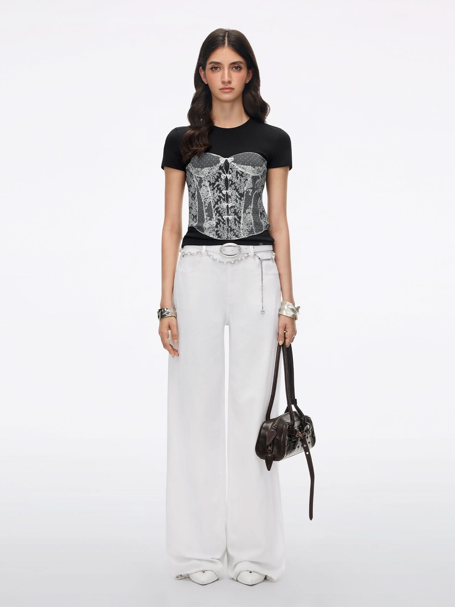 Beaded Graphic T-Shirt