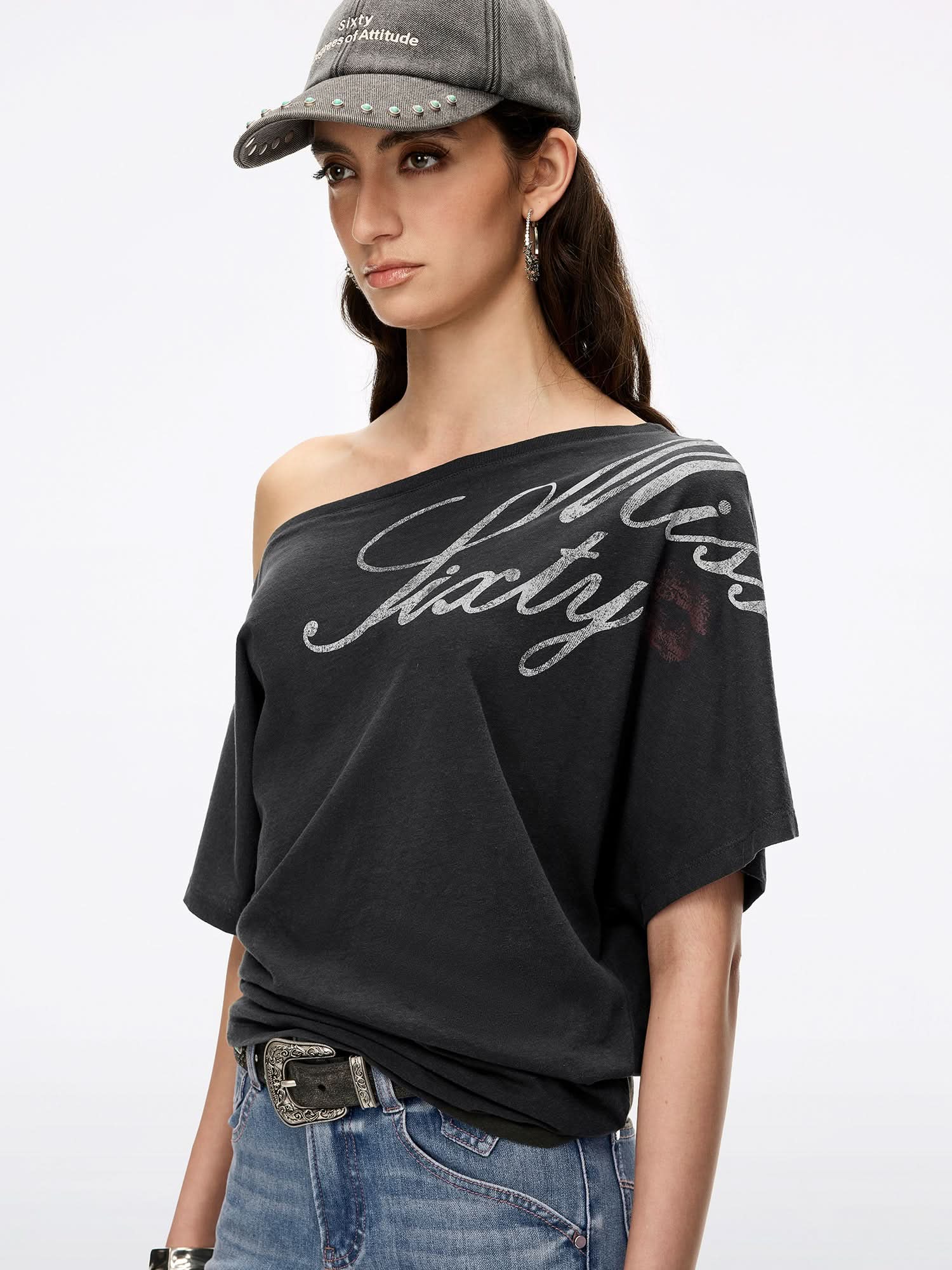 Logo-Detail Print T-Shirt