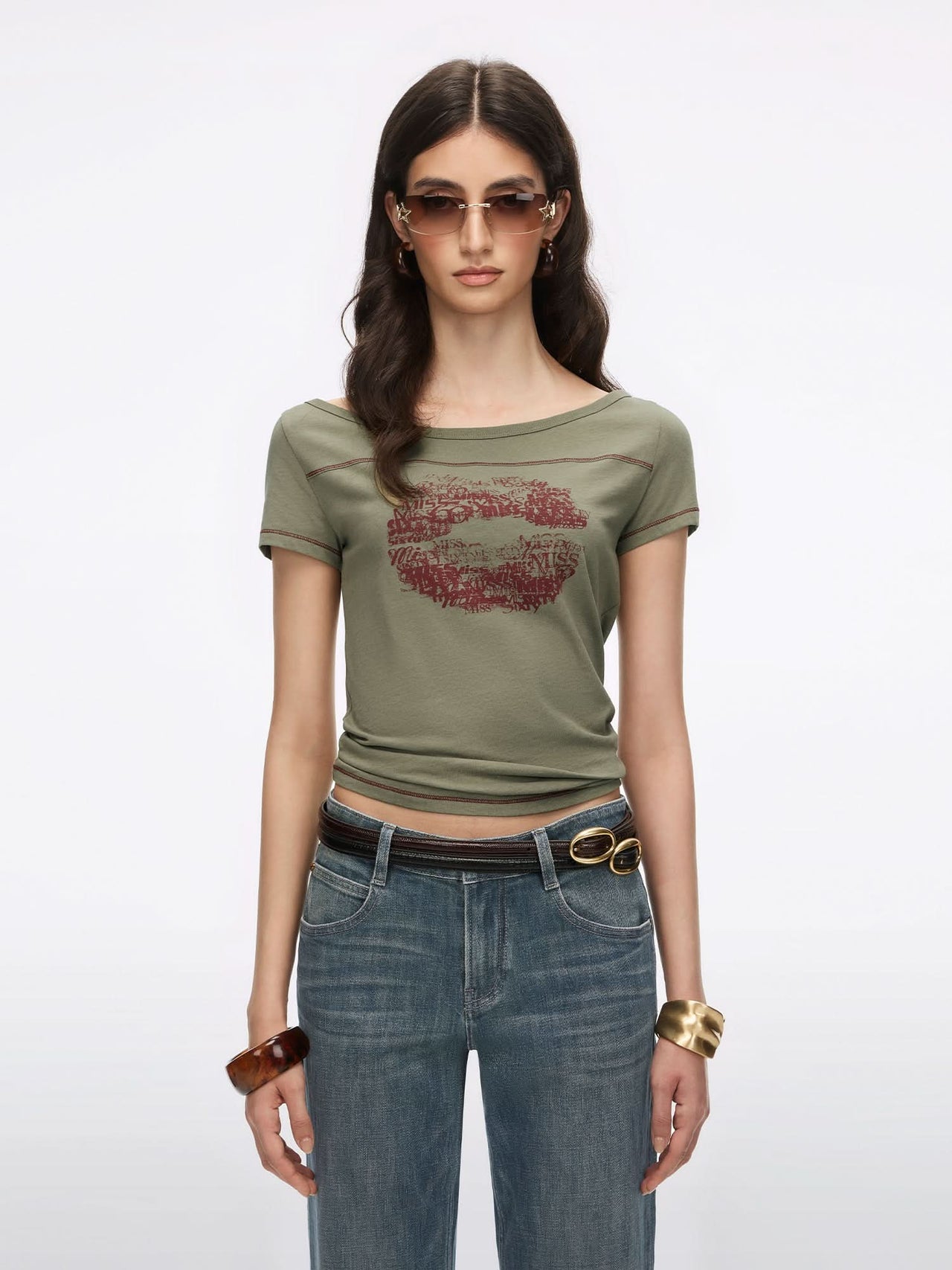 Lip Print T-Shirt