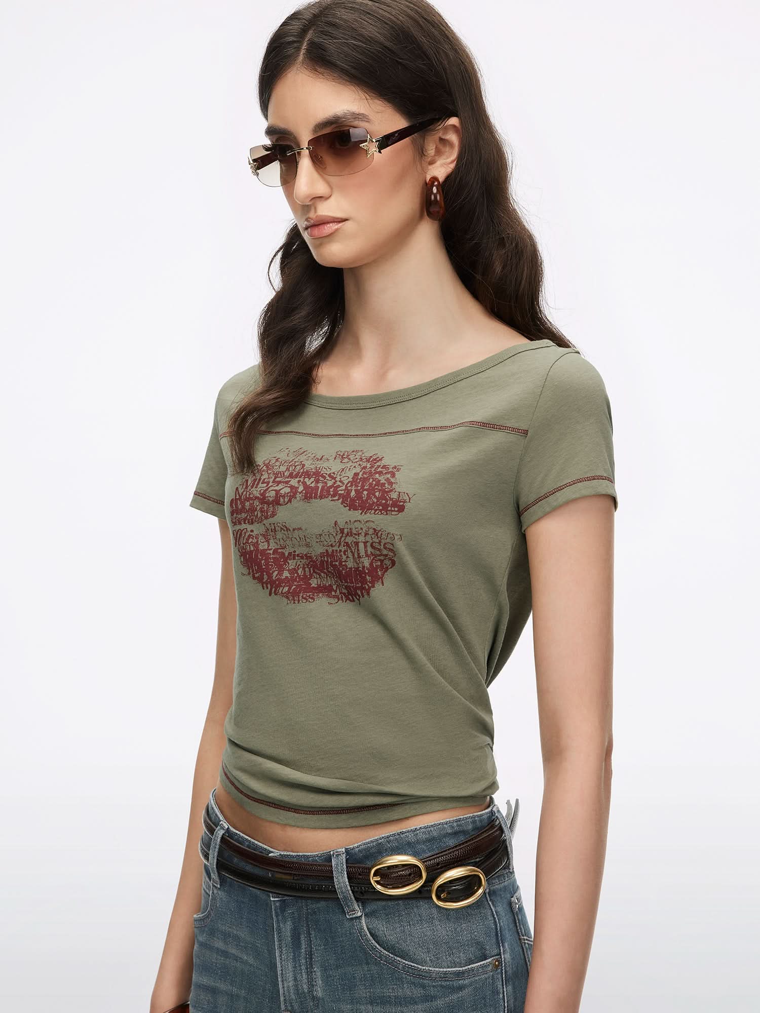 Lip Print T-Shirt